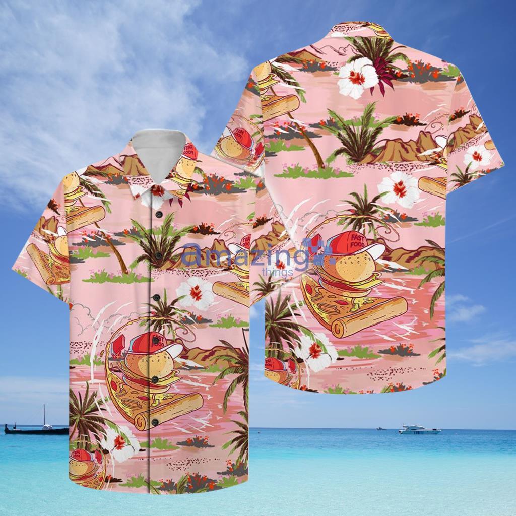Fastfoof Surfing Tropical Hawaiian Shirt - Fastfoof Surfing Tropical Hawaiian Shirt