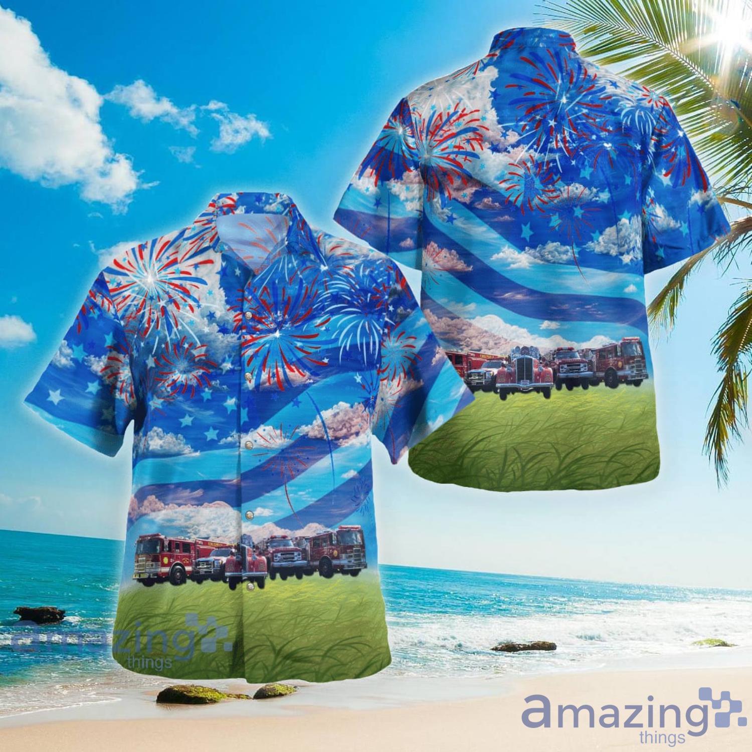 Finleyville Pennsylvania Finleyville Volunteer Fire Deparment Countdown Hawaiian Shirt Aloha Summer Gift For Men And Women Product Photo 1