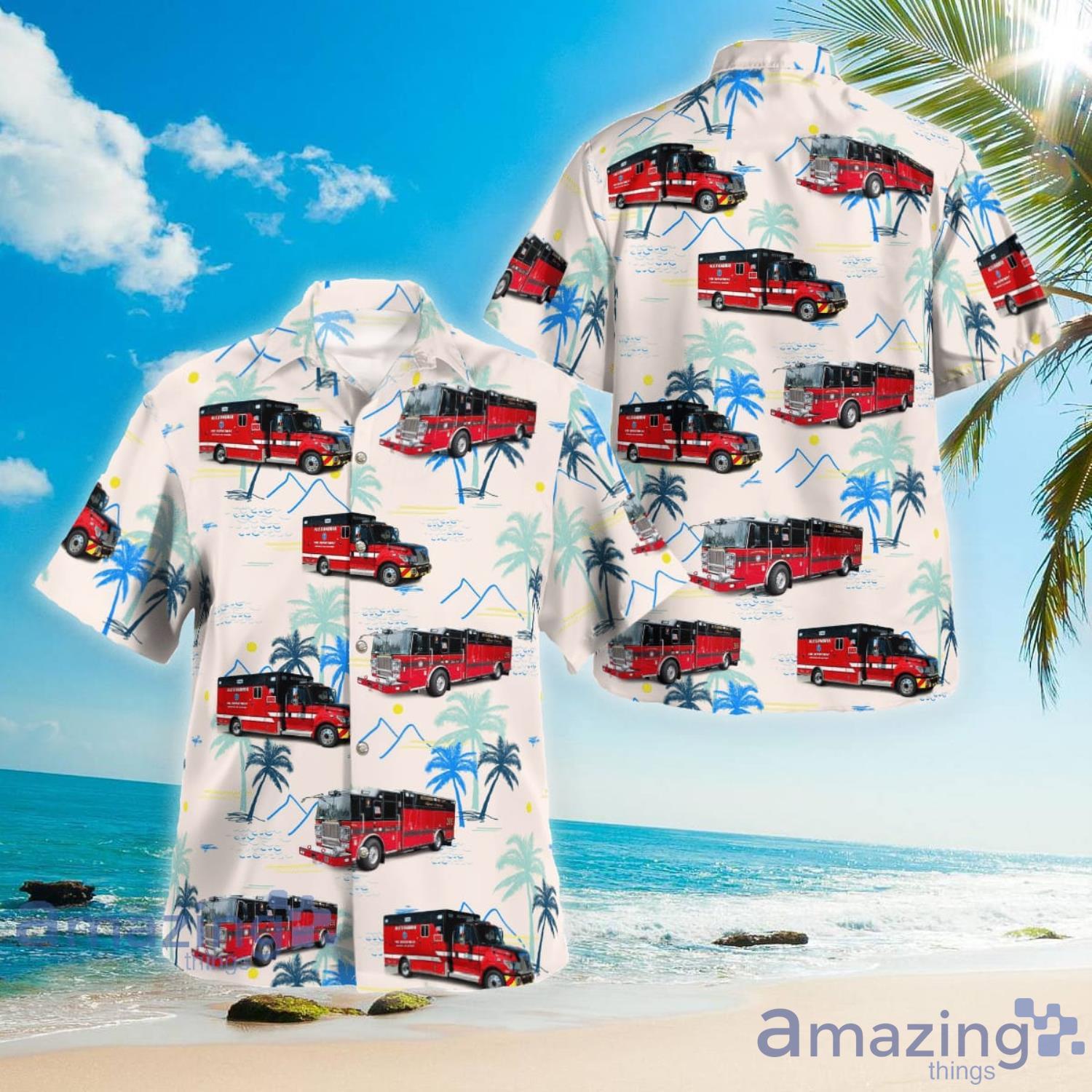 Fire Department City of Alexandria VA Hawaiian Shirt Aloha Summer Gift For Men And Women Product Photo 1