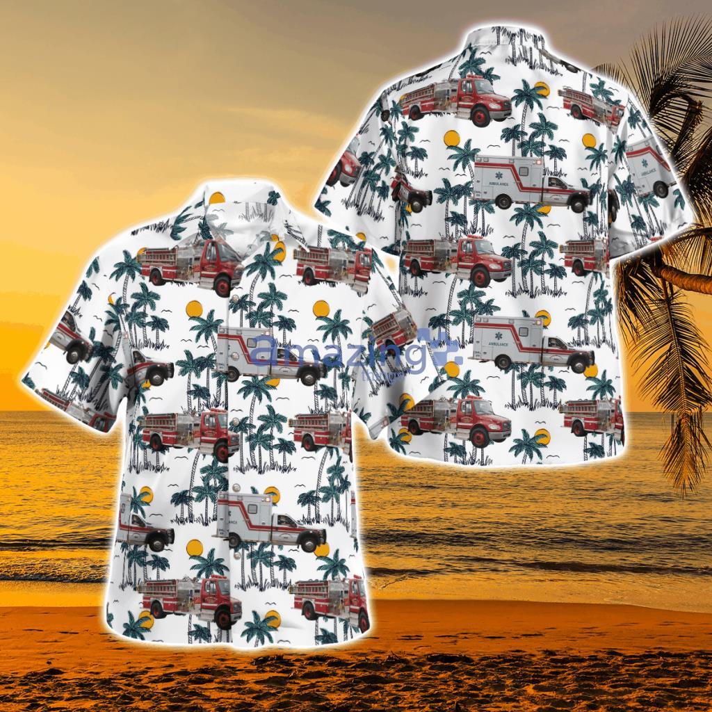 Fire Rescue, Greenville, Georgia Hawaiian Shirt - Fire Rescue, Greenville, Georgia Hawaiian Shirt