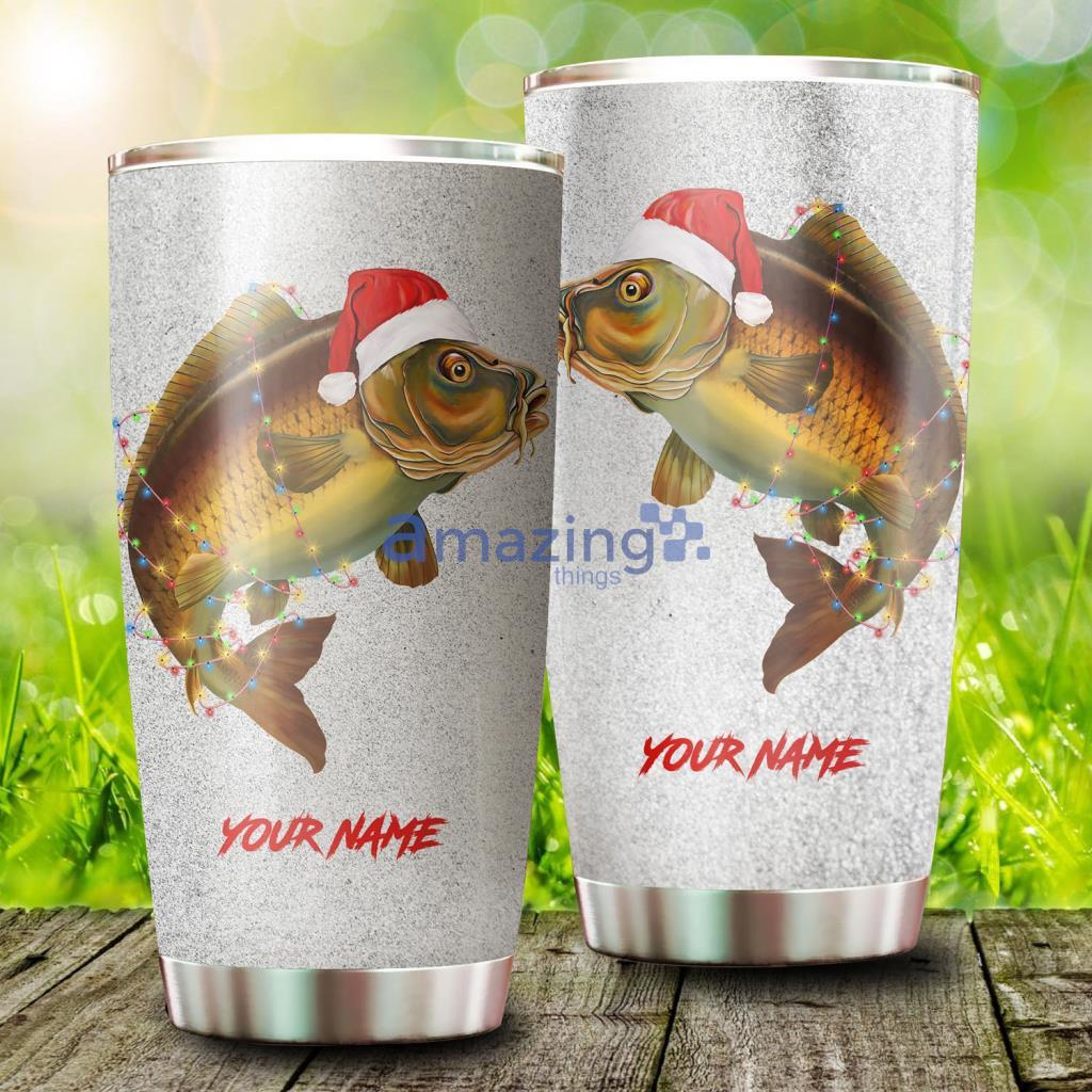 Fish Breed Christmas Custom Name Tumbler - Fish Breed Christmas Custom Name Tumbler