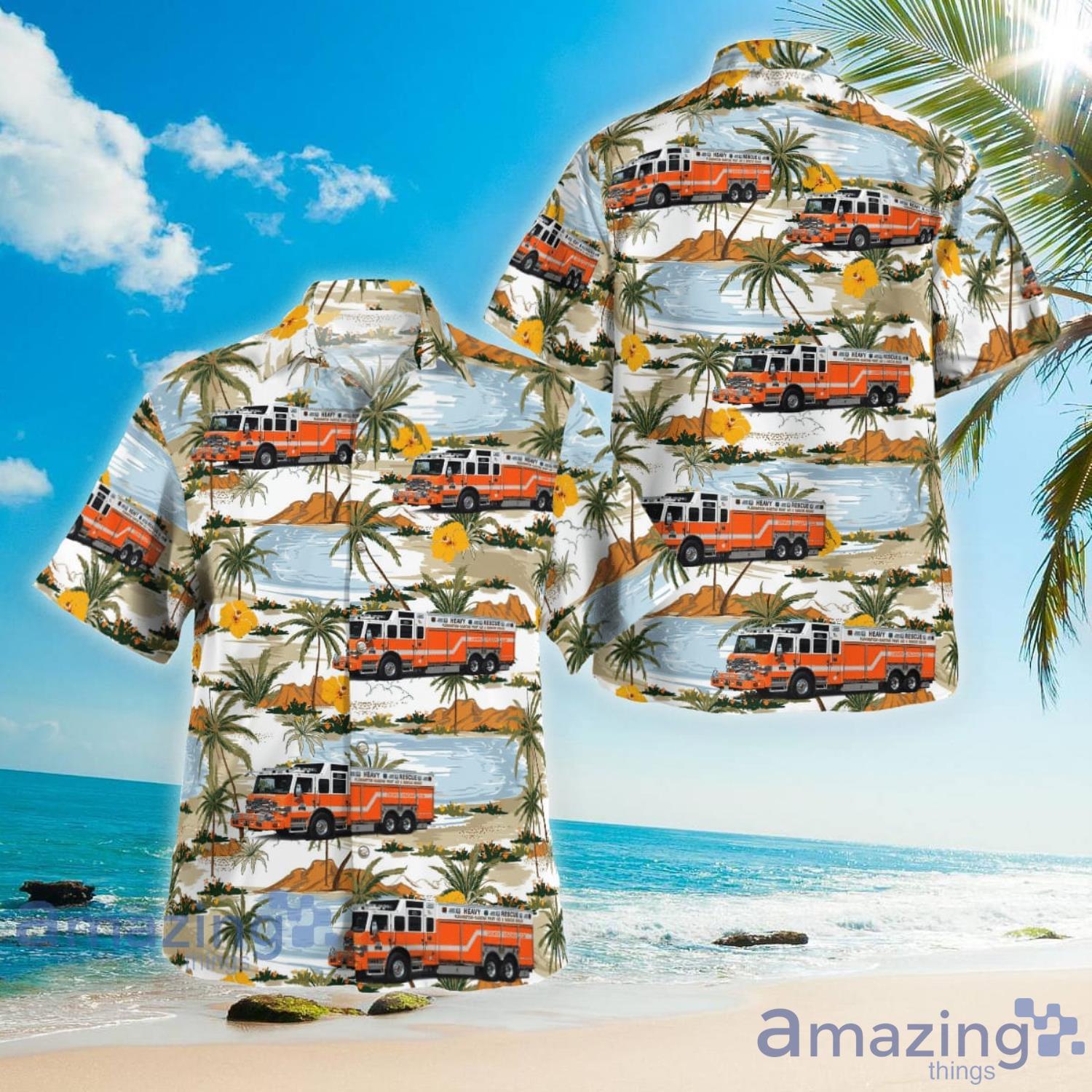 Flemington New Jersey Flemington-Raritan First Aid & Rescue Squad Hawaiian Shirt Aloha Summer Gift For Men And Women Product Photo 1