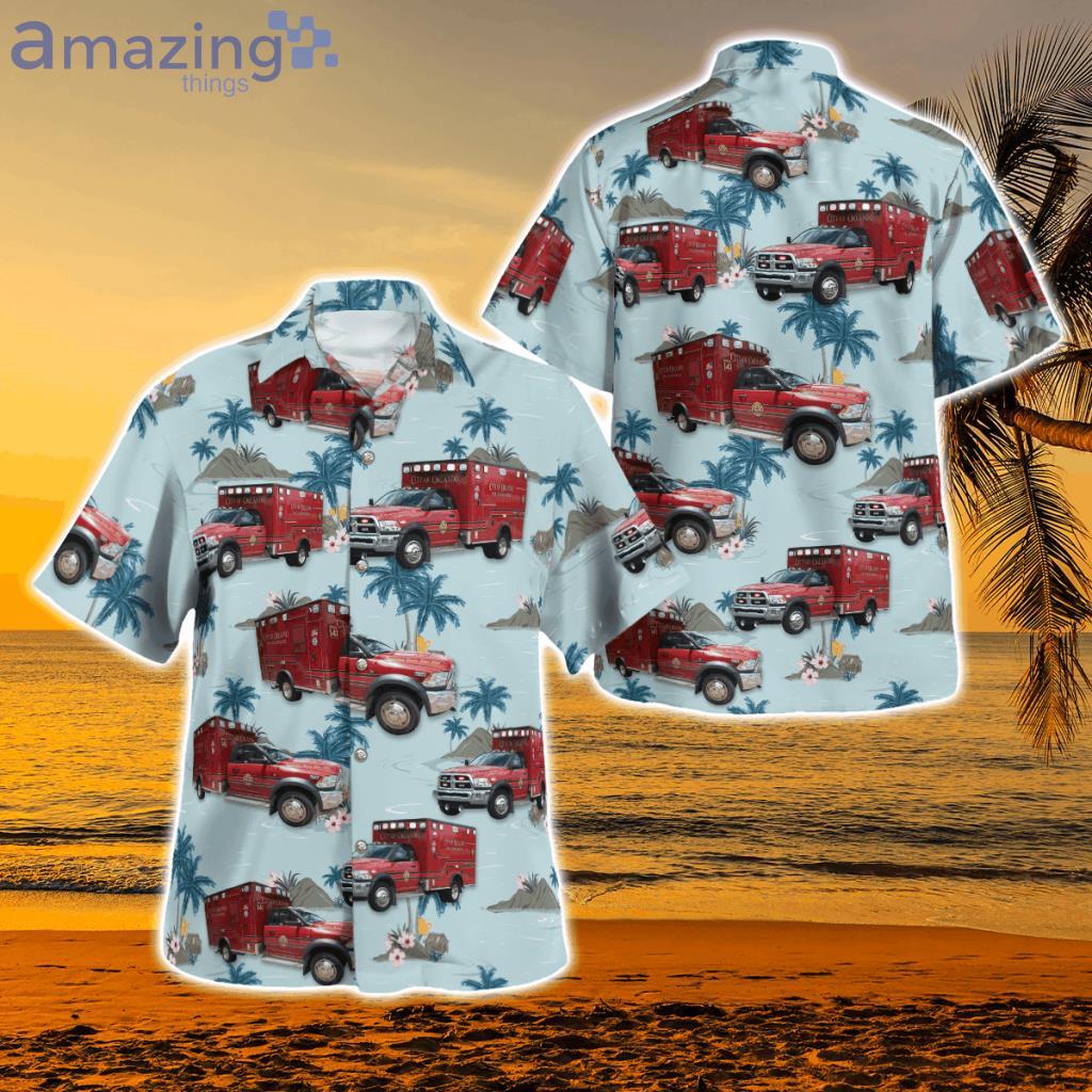 Florida Orlando Fire Department Hawaiian Shirt - BBTT3009BC12 Florida Orlando Fire Department Hawaiian Shirt