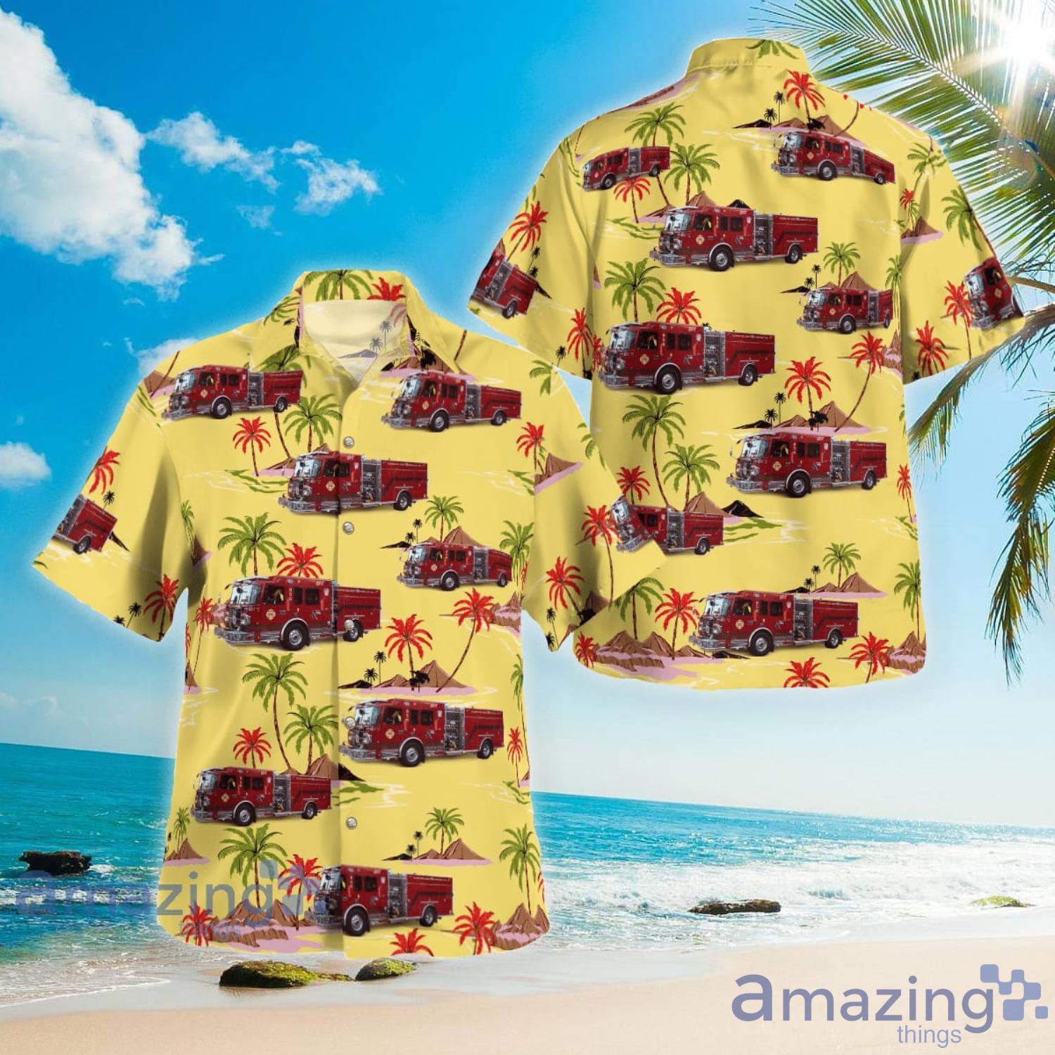 Flower Hill Hose Company 1 Port Washington New York Hawaiian Shirt Aloha Summer Gift For Men And Women Product Photo 1