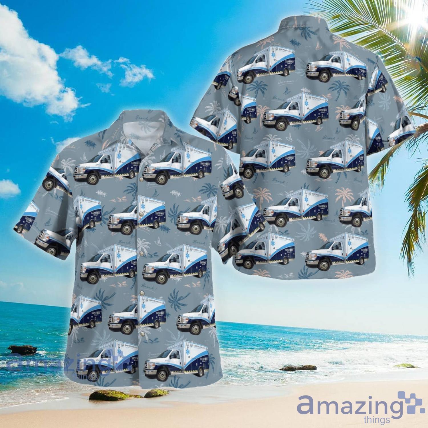 FM Ambulance (Sanford Ambulance) Fargo North Dakota Hawaiian Shirt Aloha Summer Gift For Men And Women Product Photo 1