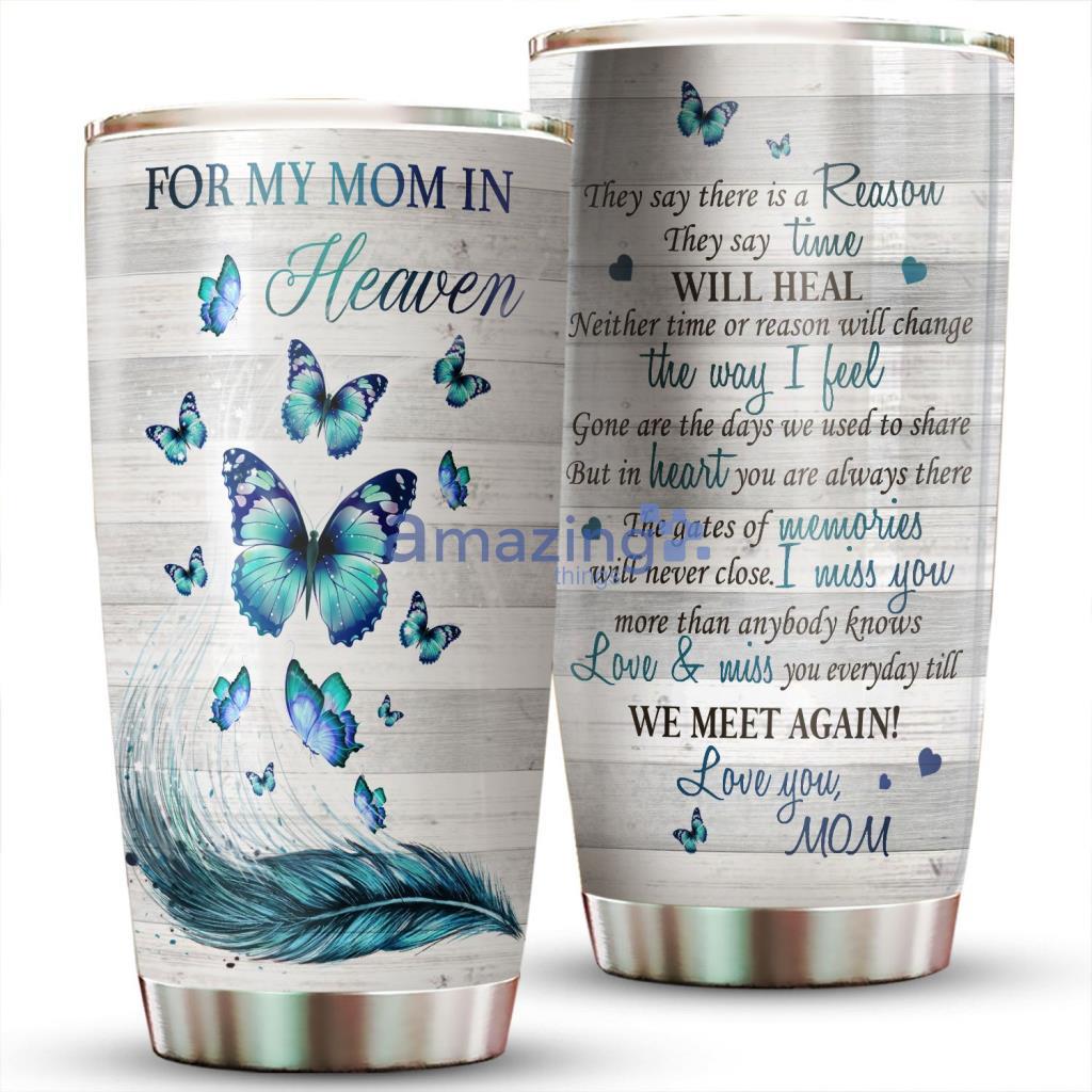 Mom Life Butterflies 20oz Tumbler Stainless Steel Can Lid & Straw Hot Cold