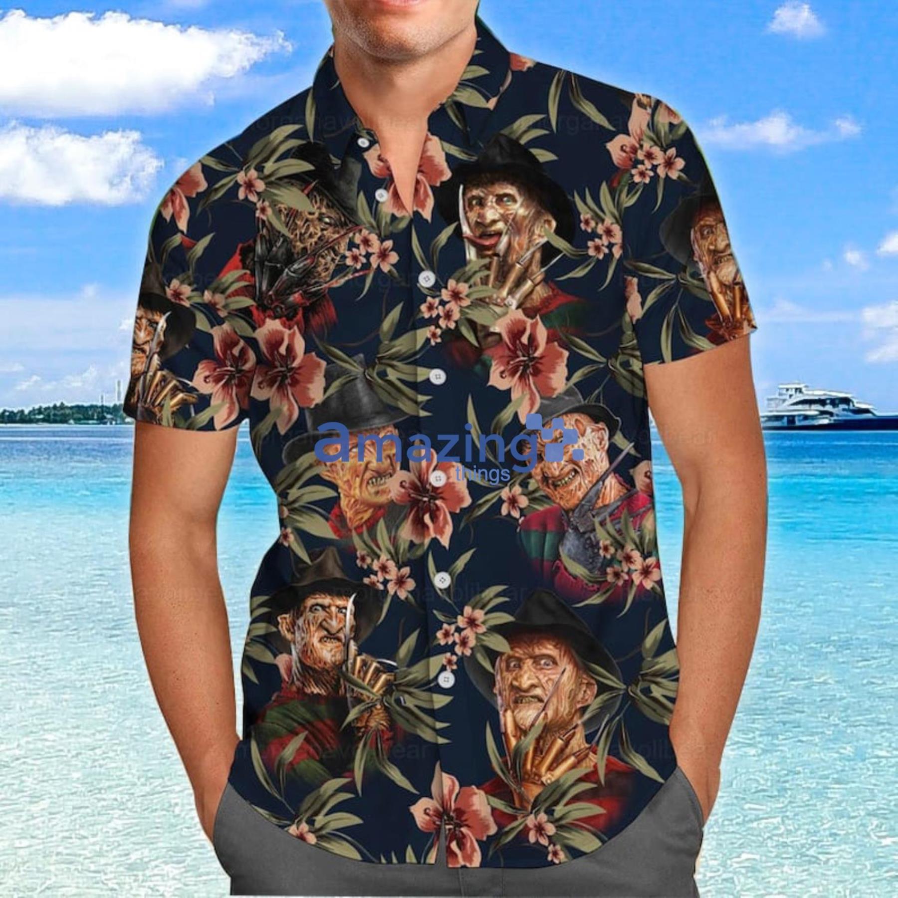 Freddy Krueger Horror Shirt Halloween Gift Hawaiian Shirt And Shorts image Freddy Krueger Horror Shirt Halloween Gift Hawaiian Shirt And Shorts Product Photo 2