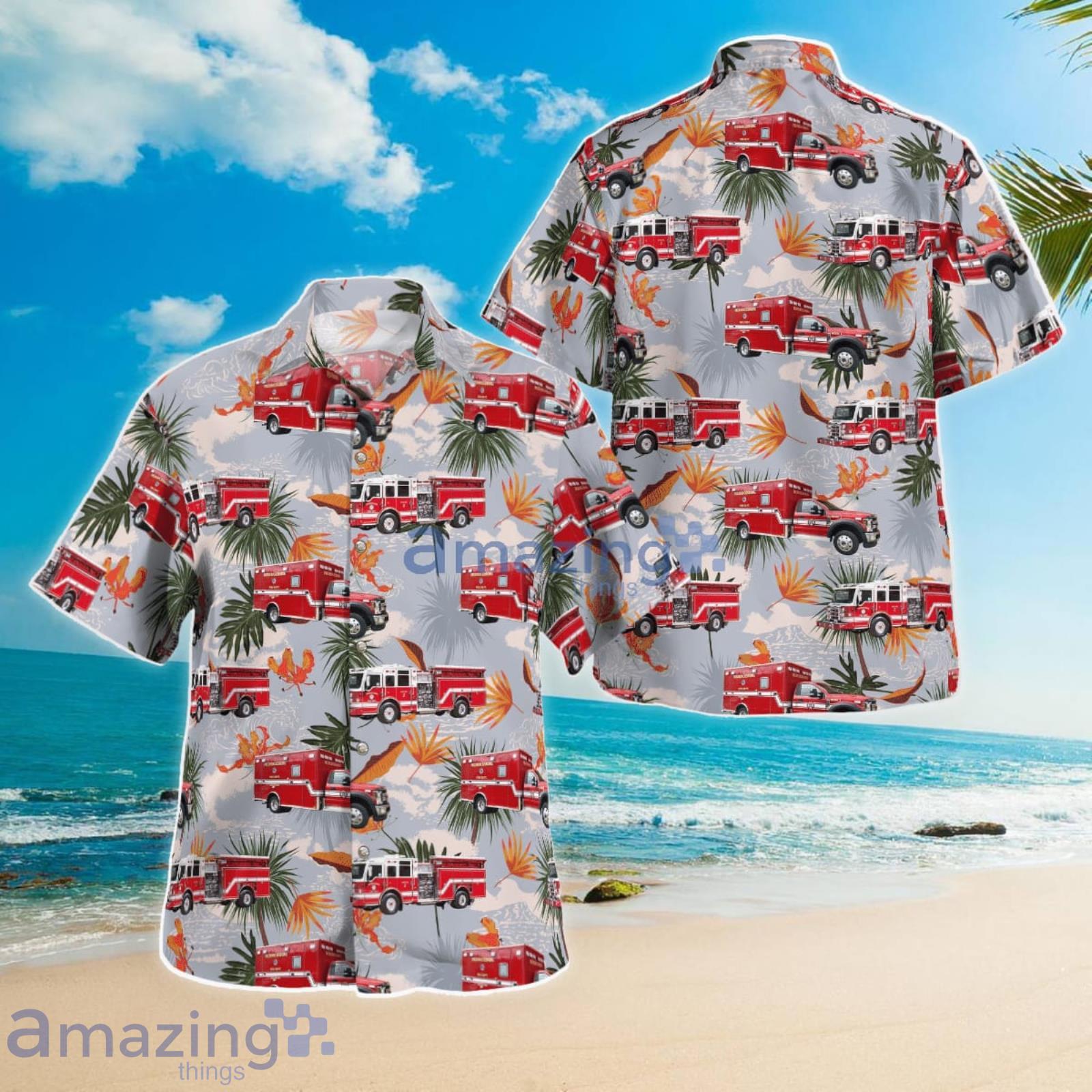 Fredericksburg Virginia Fredericksburg Fire Department Station 2 Summer Gift Hawaiian Shirt Product Photo 1