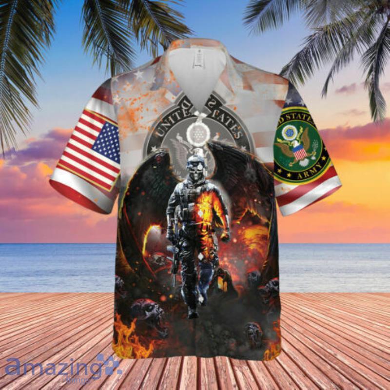 Freedom Is Not Free Veteran Army Memorial Summer Hawaiian Shirt Product Photo 1