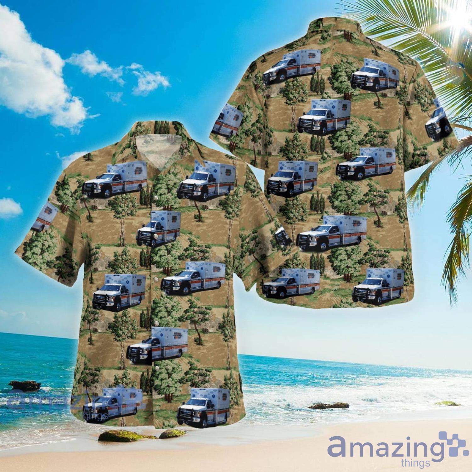 Fremont Ohio Sandusky County EMS Station 18 Hawaiian Shirt Aloha Summer Gift For Men And Women Product Photo 1