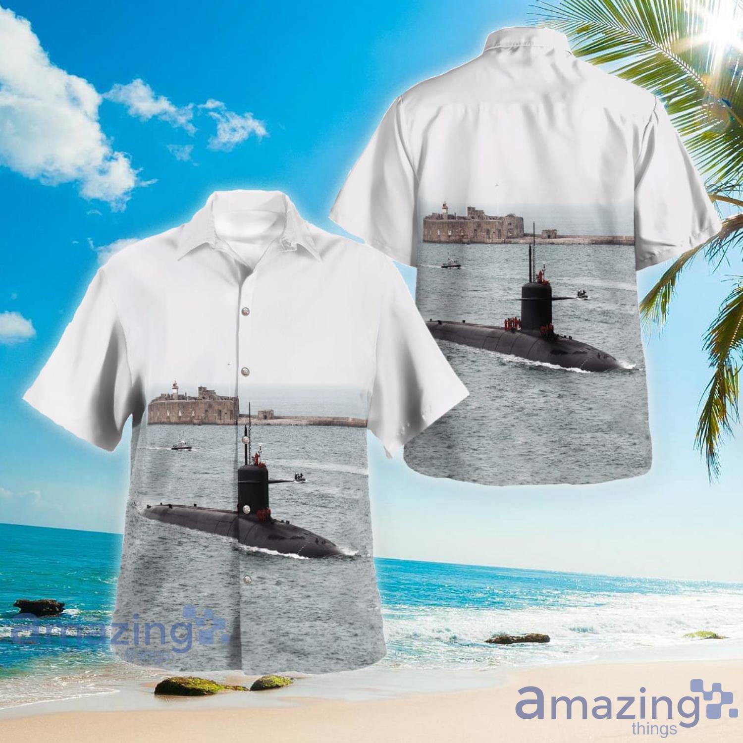 French submarine Le Terrible (S619) Hawaiian Shirt Aloha Summer Gift For Men And Women Product Photo 1