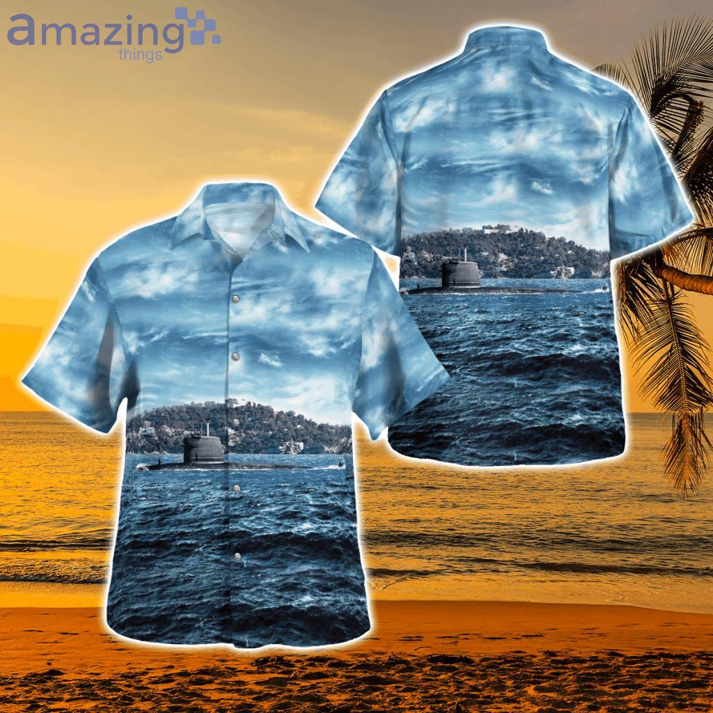 French submarine Émeraude (S604) Hawaiian Shirt - BCTT2306BG05 French submarine Émeraude (S604) Hawaiian Shirt