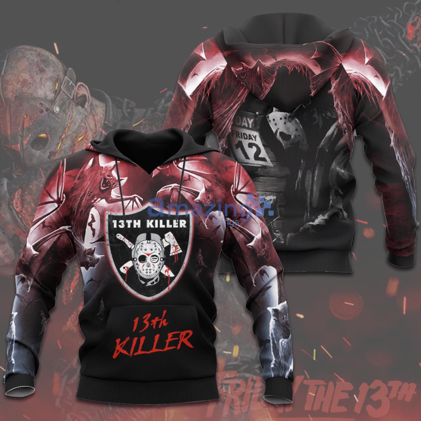Friday The 13th Killer All Over Print 3D Hoodie Product Photo 1 Friday The 13th Killer All Over Print 3D Hoodie Product Photo 1
