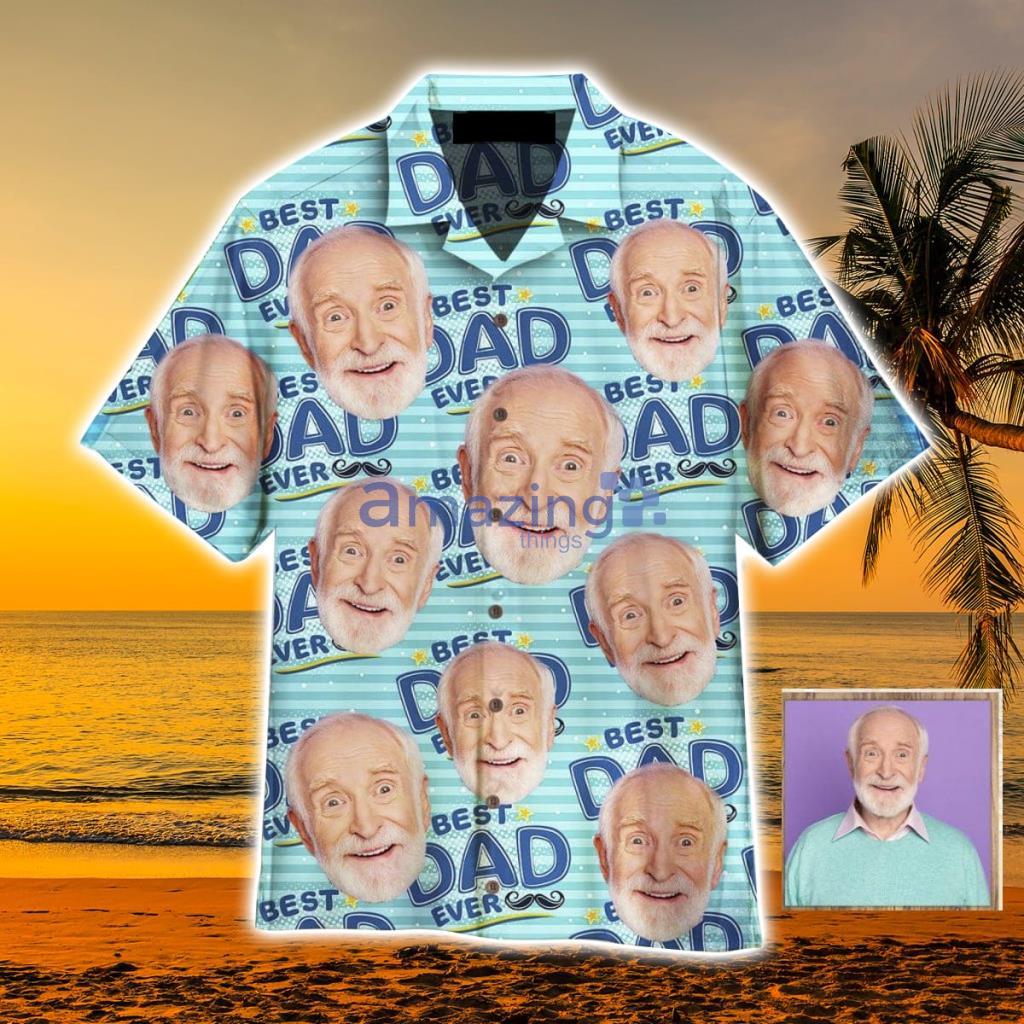 Funny Custom Face Amazing Dad Gift For Best Father Personalized Hawaiian Shirt - Funny Custom Face Amazing Dad Gift For Best Father Custom Hawaiian Shirt, Personalized Hawaiian Shirts, Custom Photo Hawaiian Shirt_6180