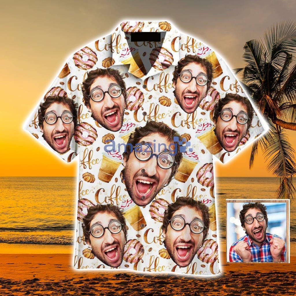 Funny Face And Coffee Seamless Personalized Hawaiian Shirt - Funny Face And Coffee Seamless Custom Hawaiian Shirt, Personalized Hawaiian Shirts, Custom Photo Hawaiian Shirt_8587 Funny Face And Coffee Seamless Personalized Hawaiian Shirt - Funny Face And Coffee Seamless Custom Hawaiian Shirt, Personalized Hawaiian Shirts, Custom Photo Hawaiian Shirt_8587