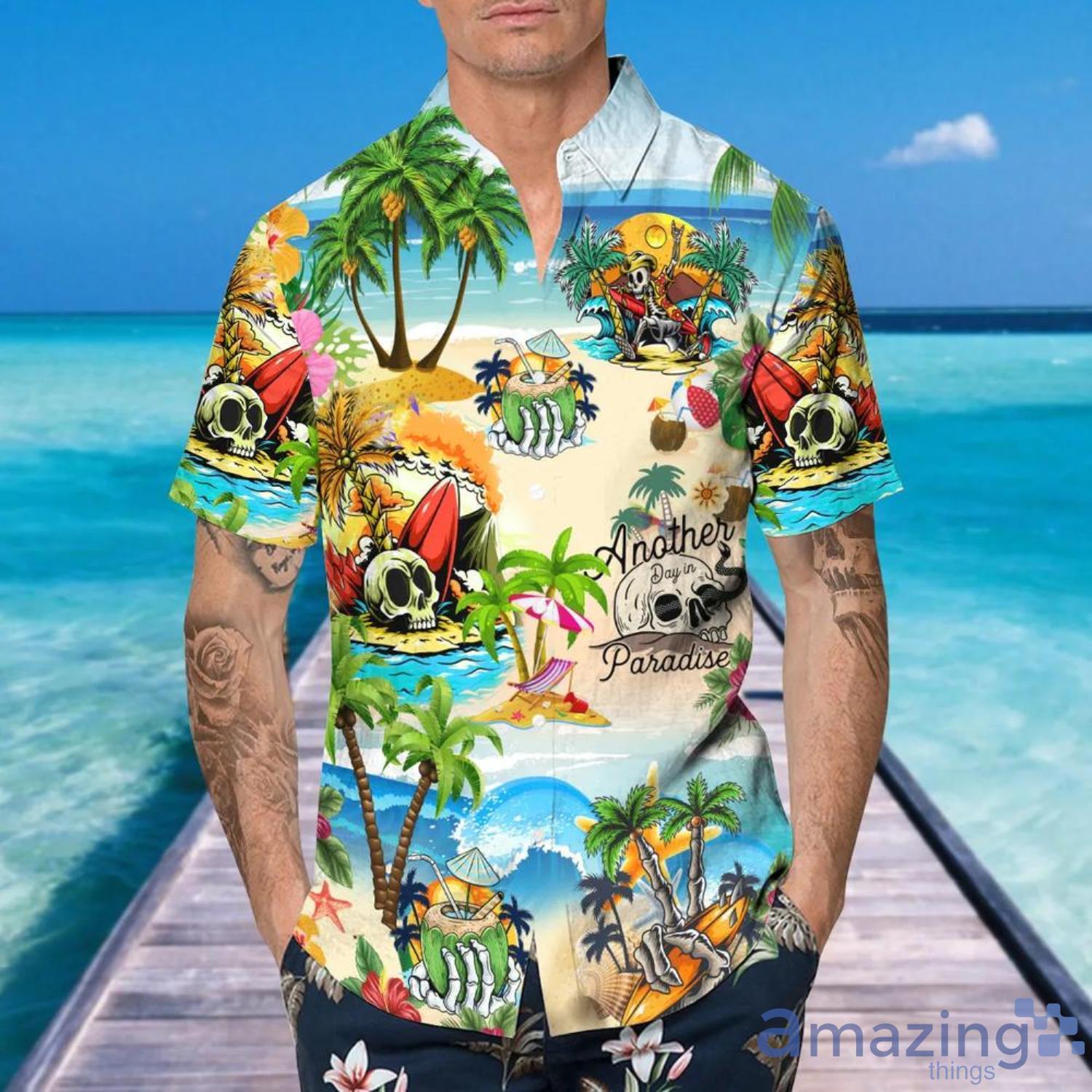Funny Skull Beach Short Sleeve Hawaiian Shirt - Funny-Skull-Beach-Hawaiian-Shirt-5f9c66-0 Funny Skull Beach Short Sleeve Hawaiian Shirt - Funny-Skull-Beach-Hawaiian-Shirt-5f9c66-0