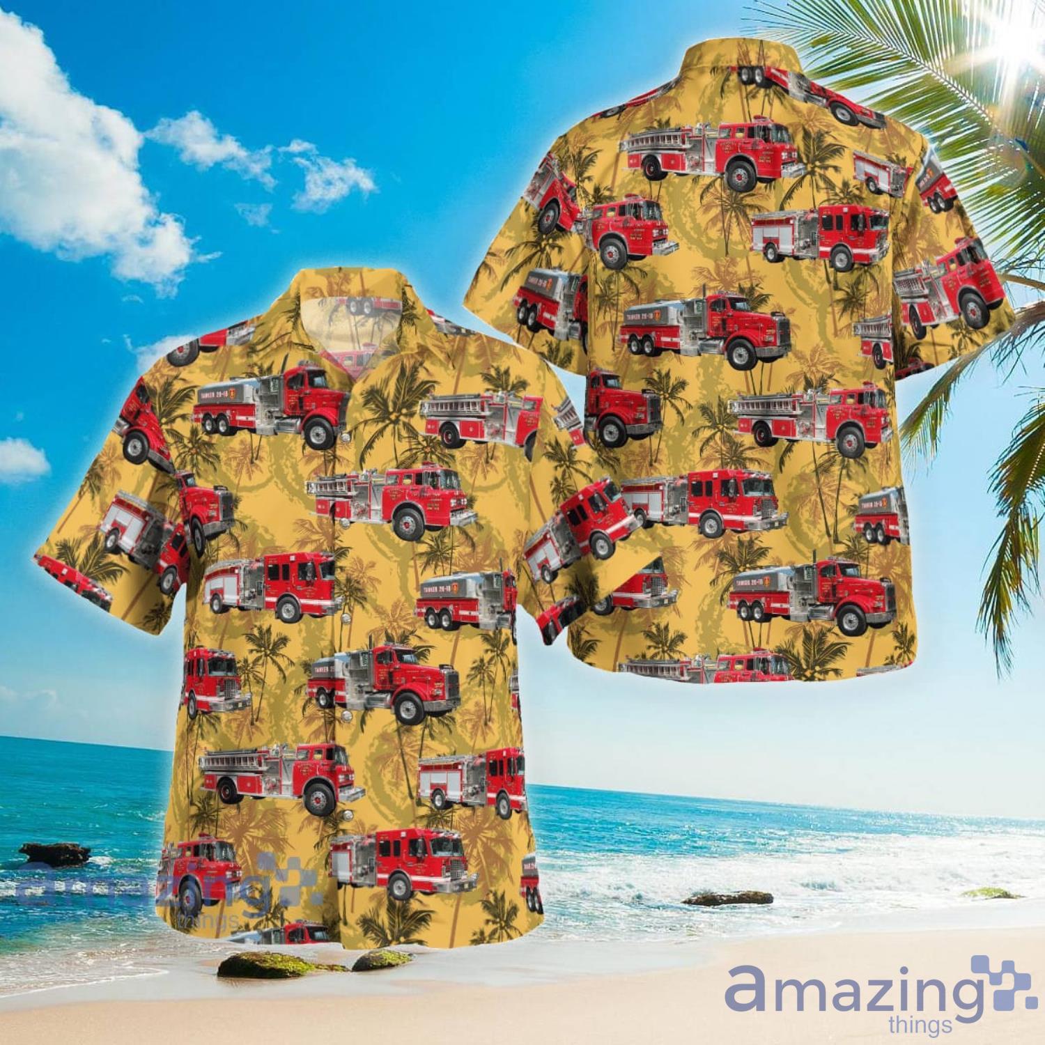 Galloway New Jersey Galloway Township Fire Department  Oceanville Volunteer Fire Company No.1 Hawaiian Shirt Aloha Summer Gift For Men And Women Product Photo 1