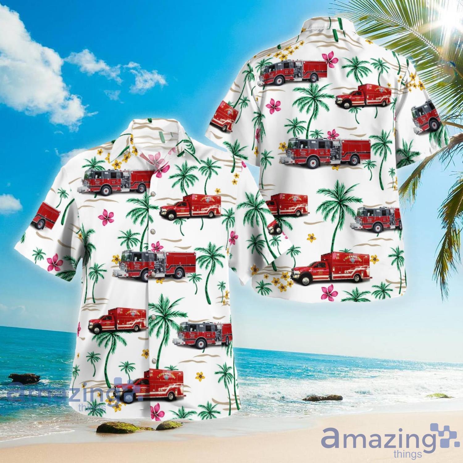 Galt California Cosumnes Fire Department Station 45 Hawaiian Shirt Aloha Summer Gift For Men And Women Product Photo 1