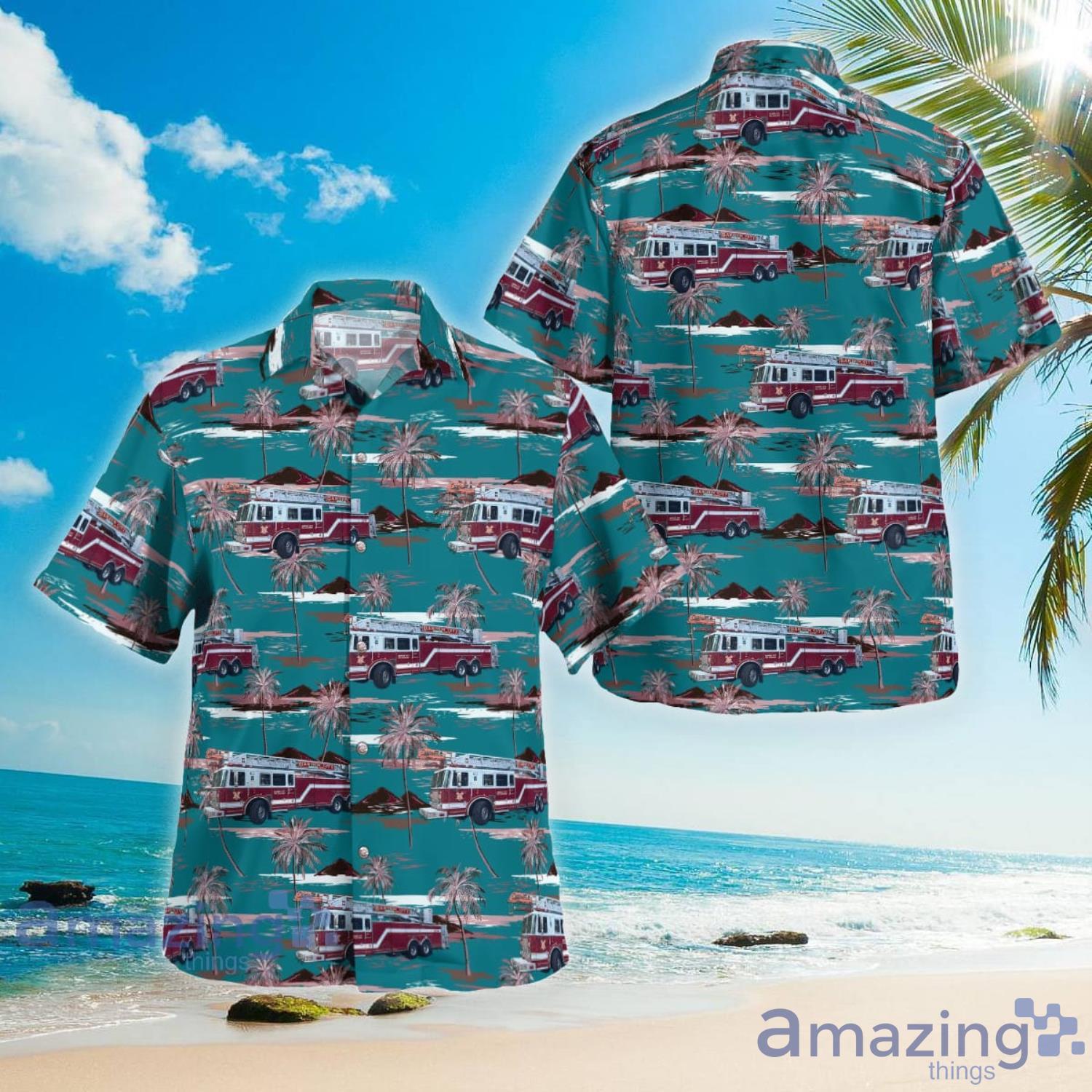 Garden City New York Garden City Fire Department Hawaiian Shirt Aloha Summer Gift For Men And Women Product Photo 1