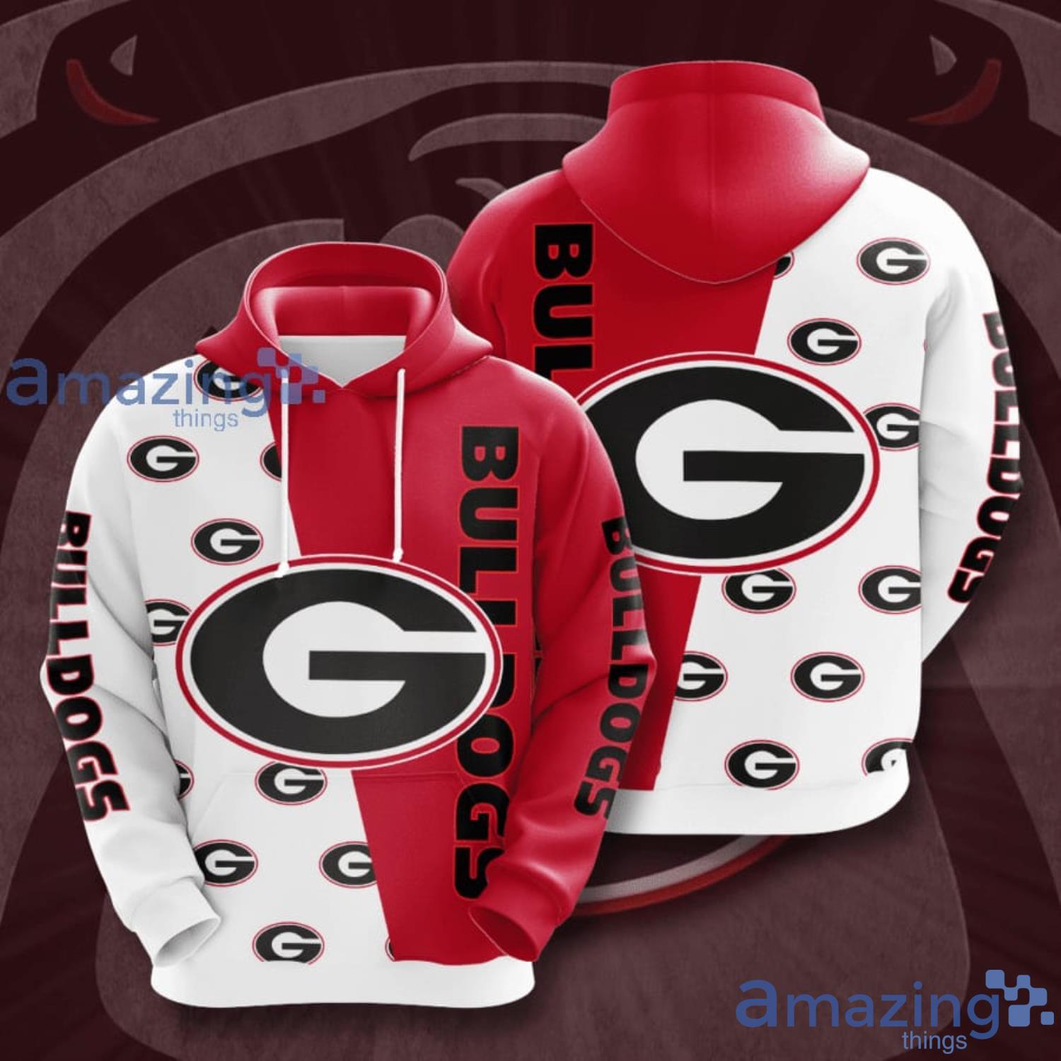 Georgia Bulldogs All Over Print 3D Hoodie Product Photo 1 Georgia Bulldogs All Over Print 3D Hoodie Product Photo 1