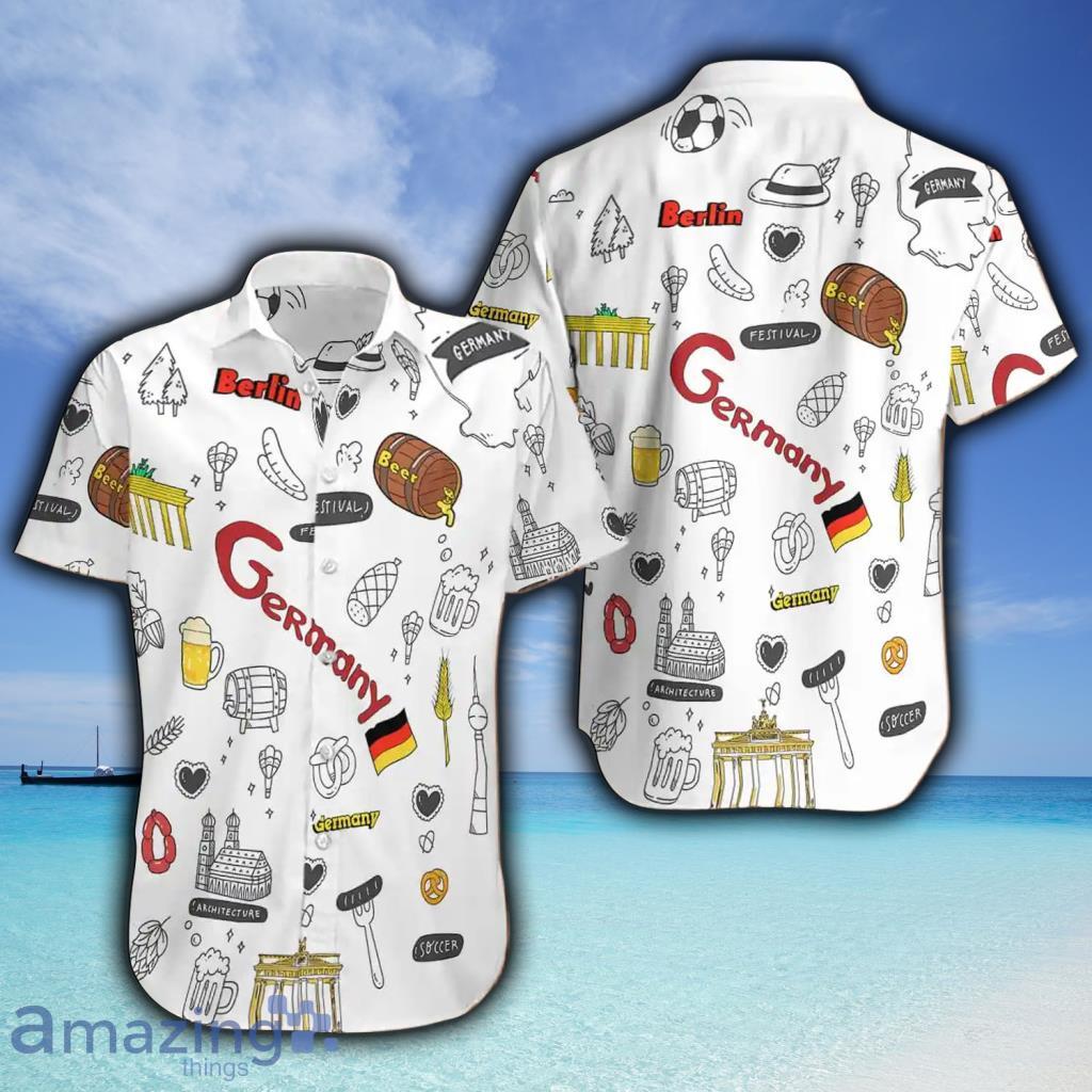 Germany Summer Tropical Hawaiian Shirt - Germany Summer Tropical Hawaiian Shirt
