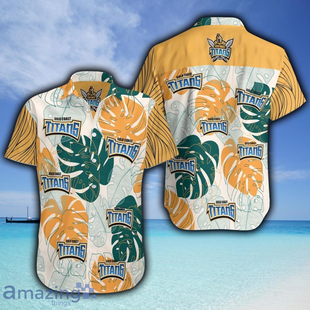 Gold Coast Titans Hawaiian Shirt - Gold Coast Titans Hawaiian Shirt