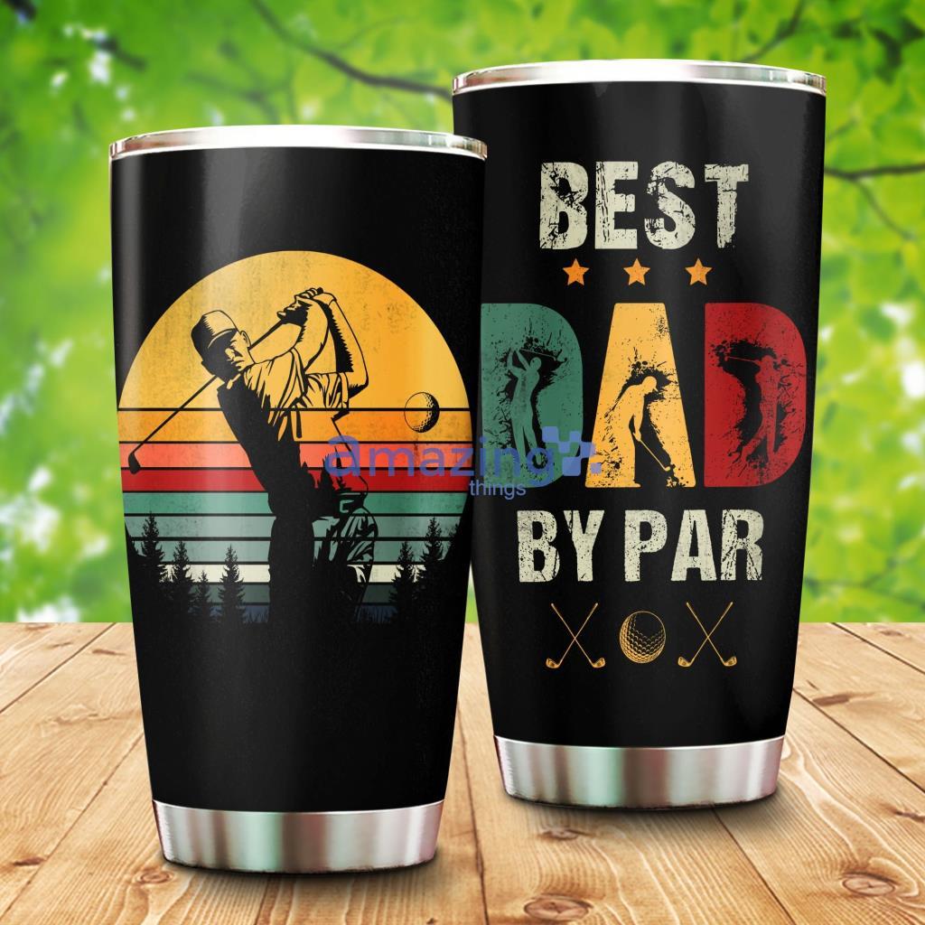 Golf Best Dad By Far Vintage Tumbler - Golf Best Dad By Far Vintage 20Oz Tumbler_2119