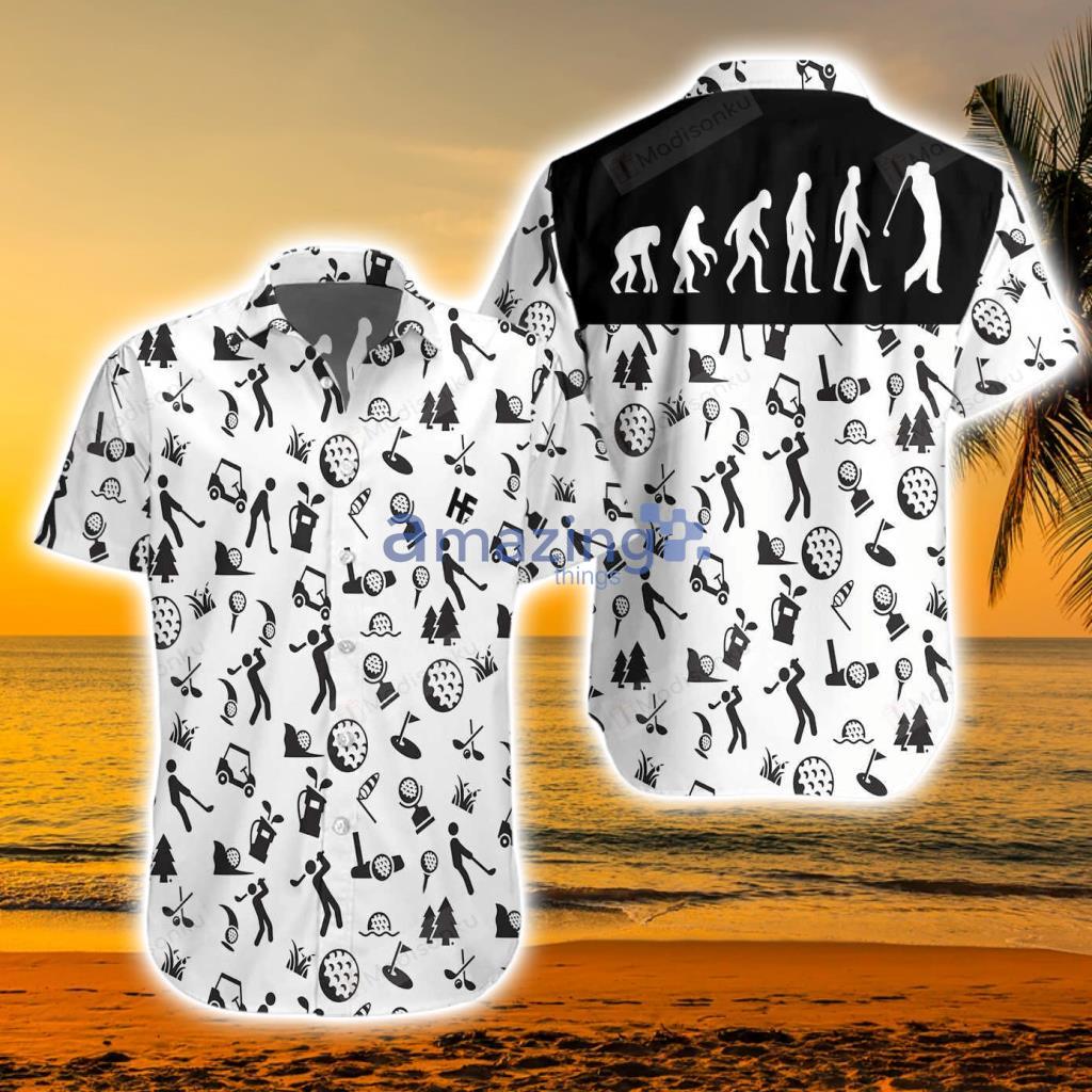 Golf Evolution Hawaiian Shirt - Golf Evolution Hawaiian Shirt Golf Evolution Hawaiian Shirt - Golf Evolution Hawaiian Shirt