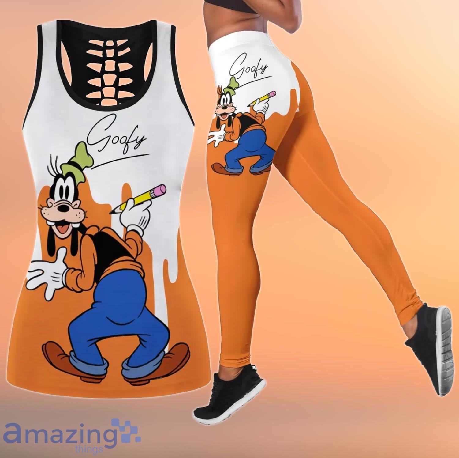 Disney Goofy Athletic Leggings for Women