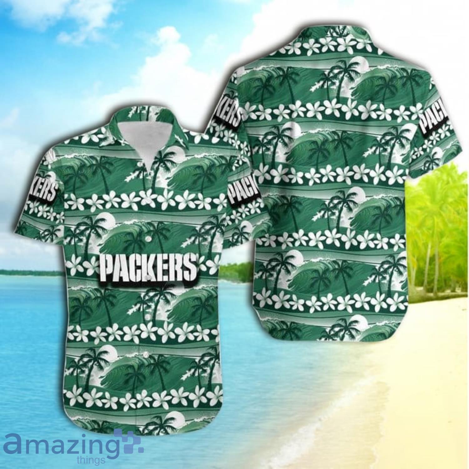 Nfl Green Bay Packers Green Coconut Hawaiian Shirt And Shorts Summer  Vacation Gift - Banantees