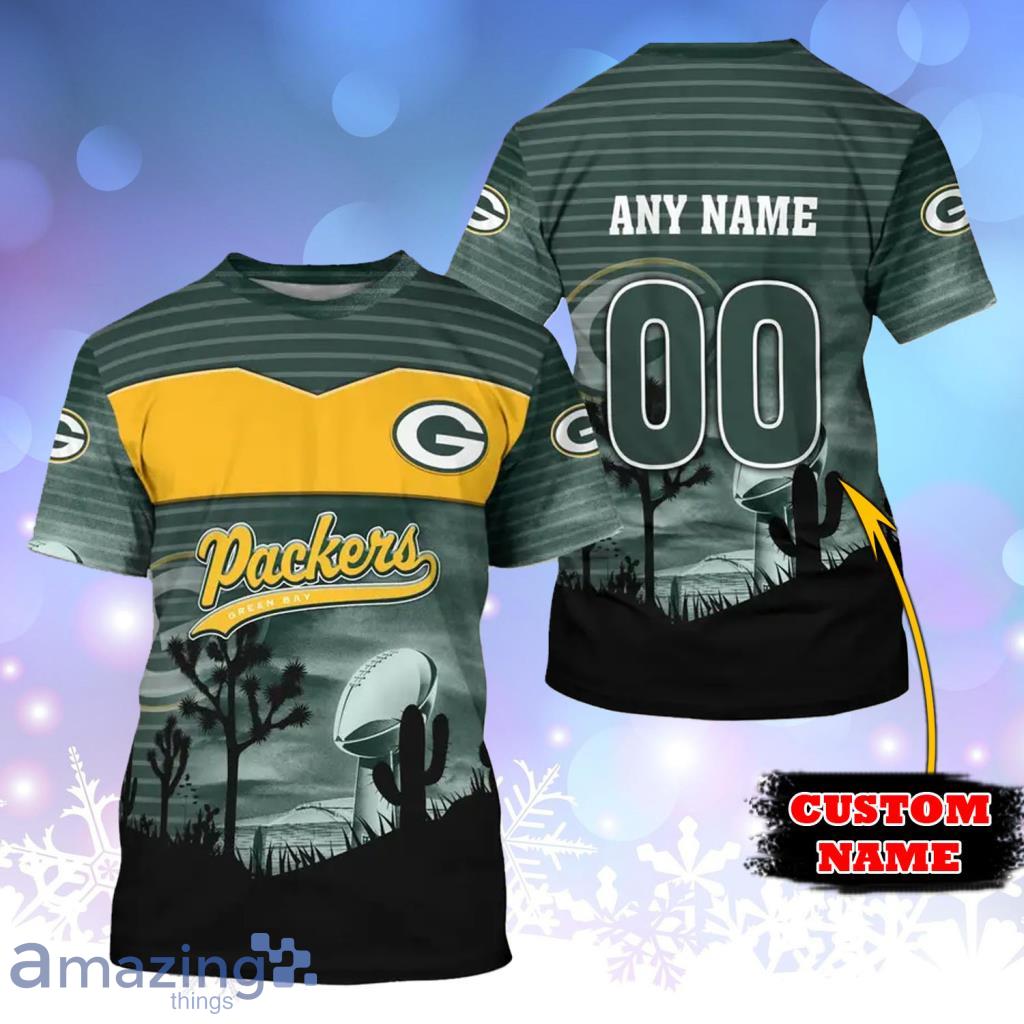 Green Bay Packers NFL All Over Print 3D T-Shirt