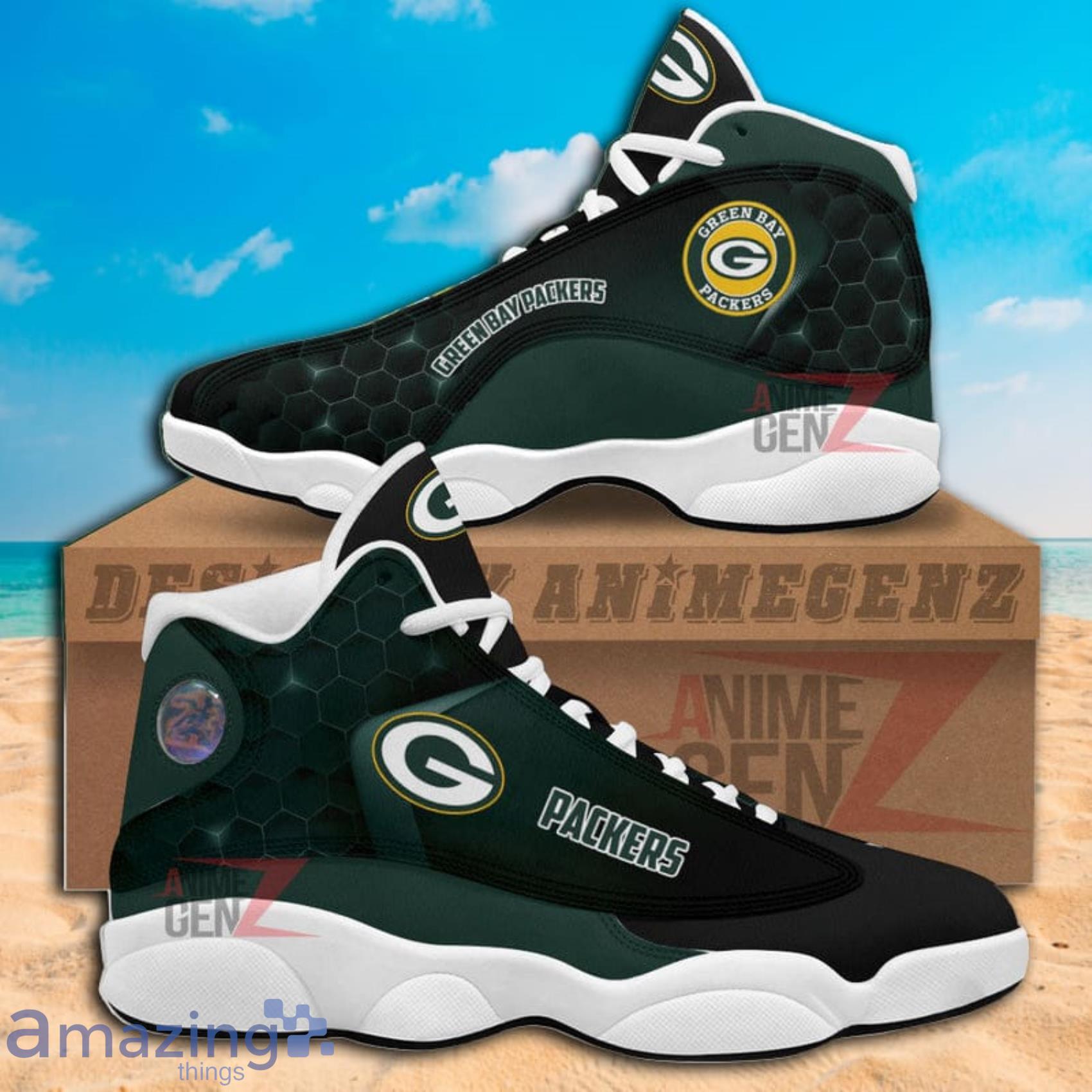 Green Bay Packers NFL Womens Midsole White Sneakers