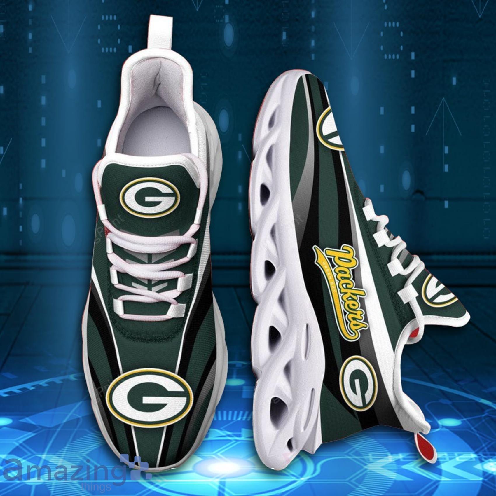 NFL Green Bay Packers Max Soul Sneaker Sport Fans Running Shoes