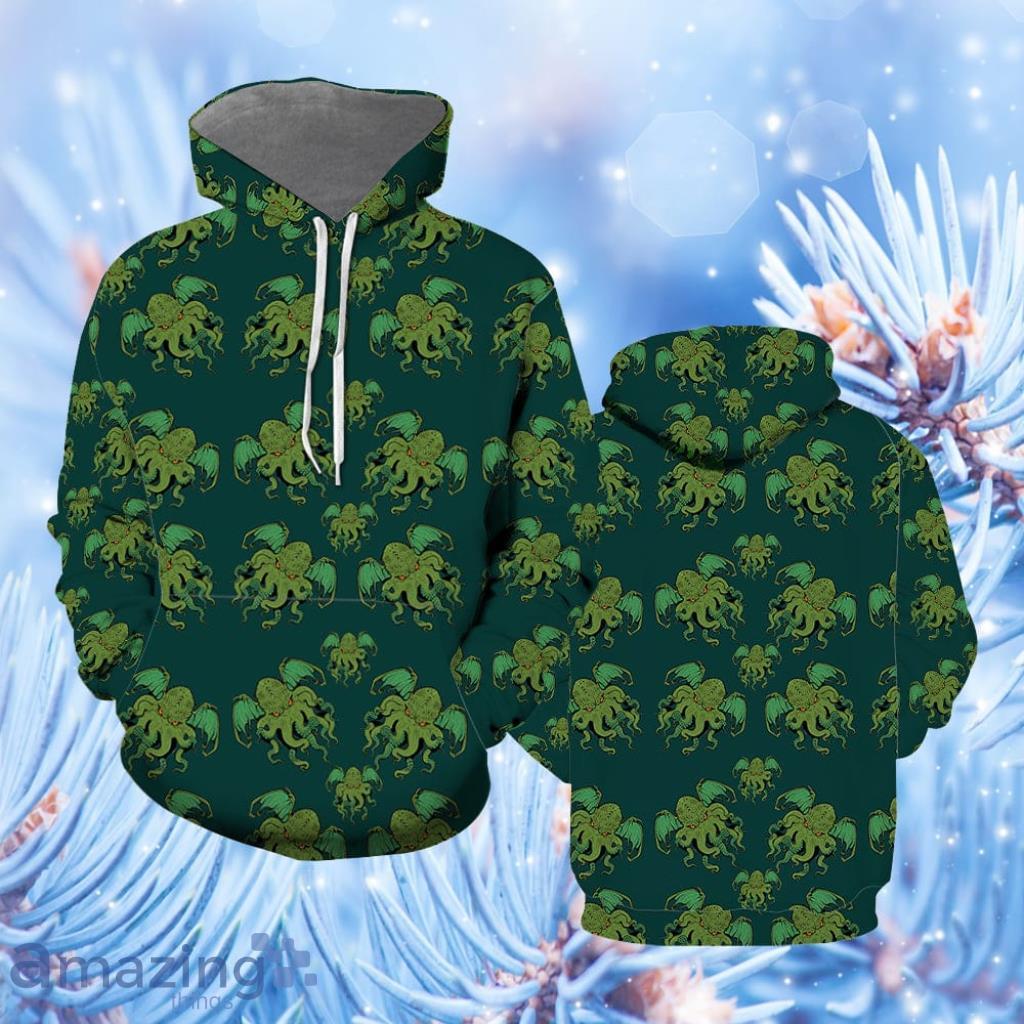 Green Octopus  Hoodie  3D All Over Print - Green Octopus  Hoodie Over Print  For Men & Women  HP2440
