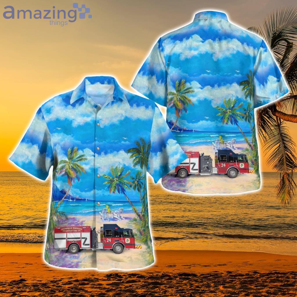 Greenfield Township Volunteer Fire Company Hawaiian Shirt - Greenfield Township Volunteer Fire Company Hawaiian Shirt