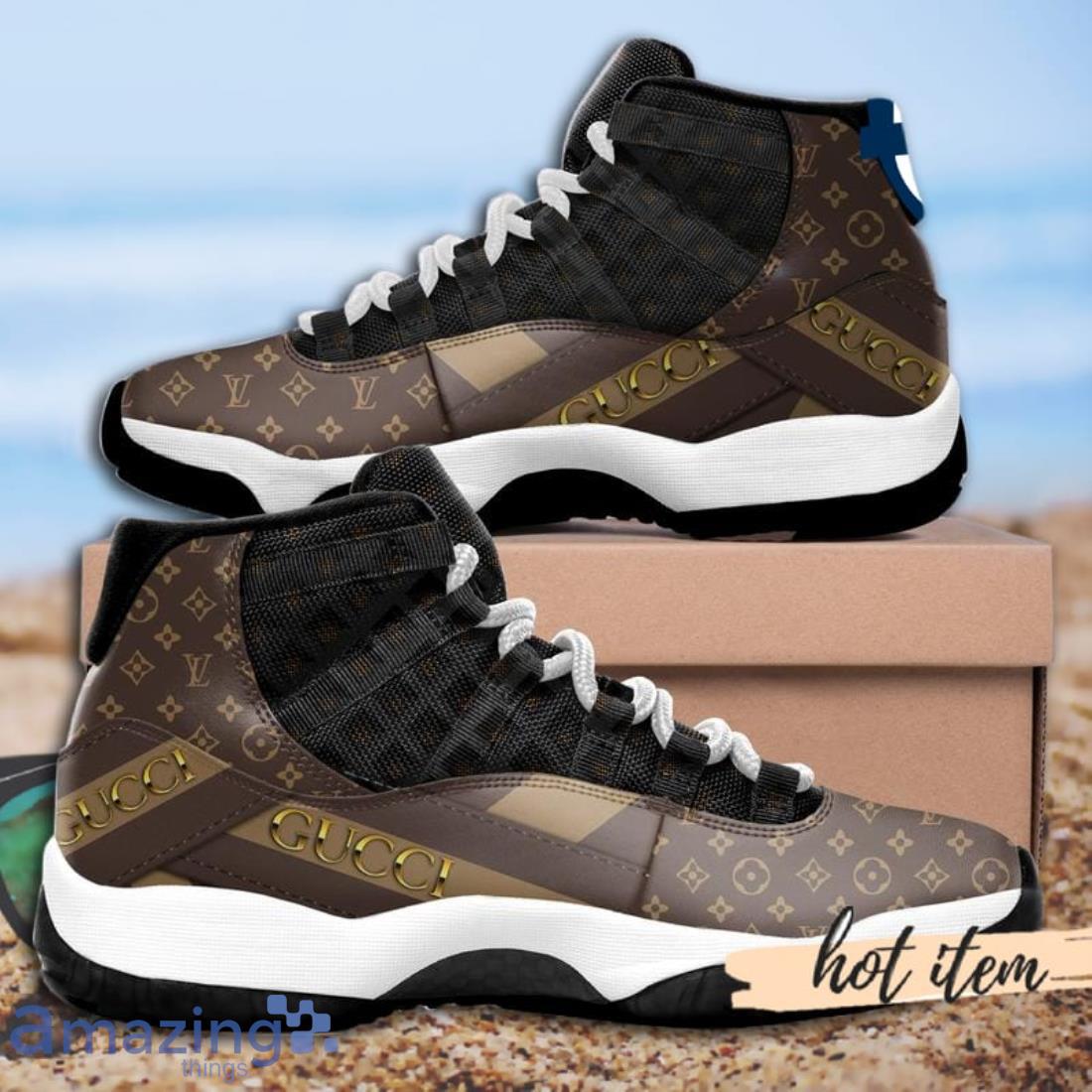 Gucci And Louis Vuitton Air Jordan 11 Shoes Fashsion Shoes