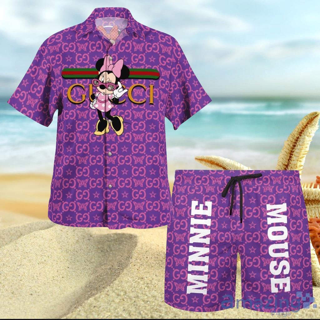 Boston Red Sox Minnie Mouse Hawaii Shirt Summer Button Up Shirt