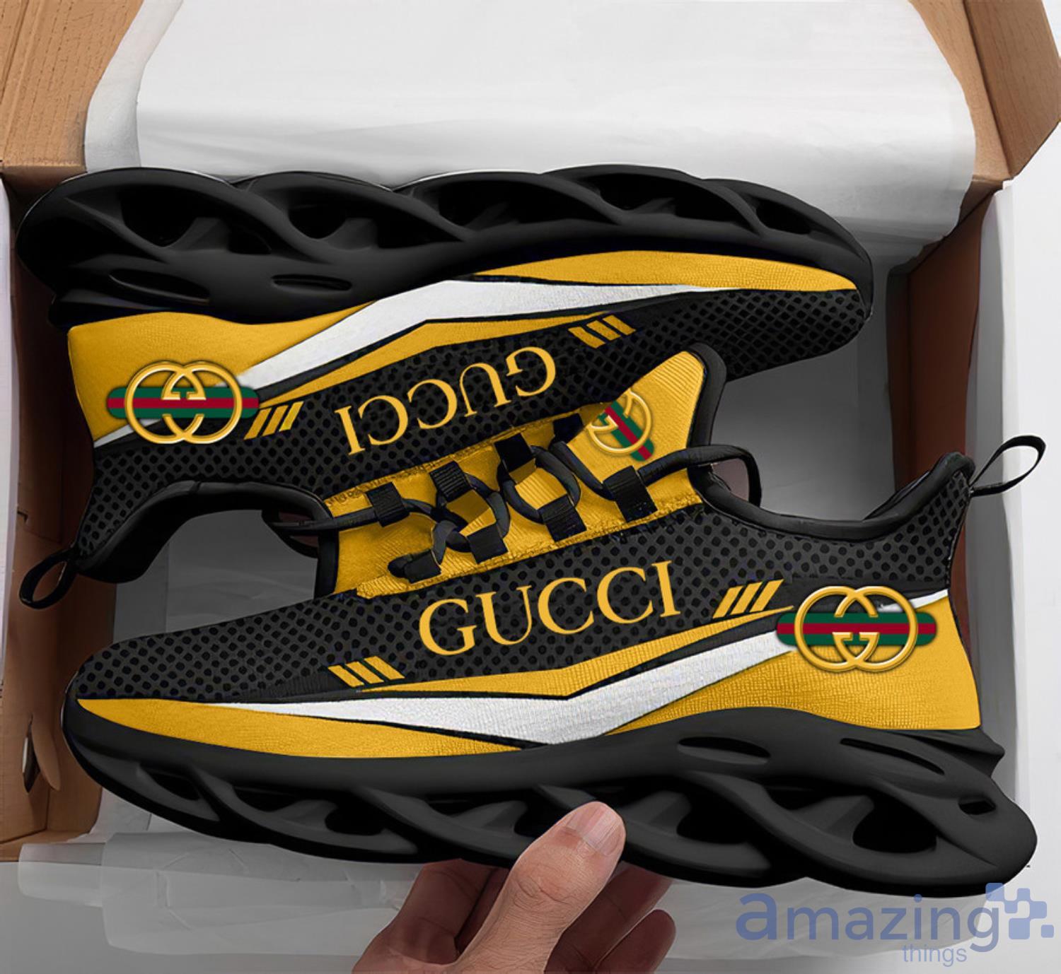 Gucci Yellow Max Soul Shoes Sneakerss Product Photo 1 Gucci Yellow Max Soul Shoes Sneakerss Product Photo 1