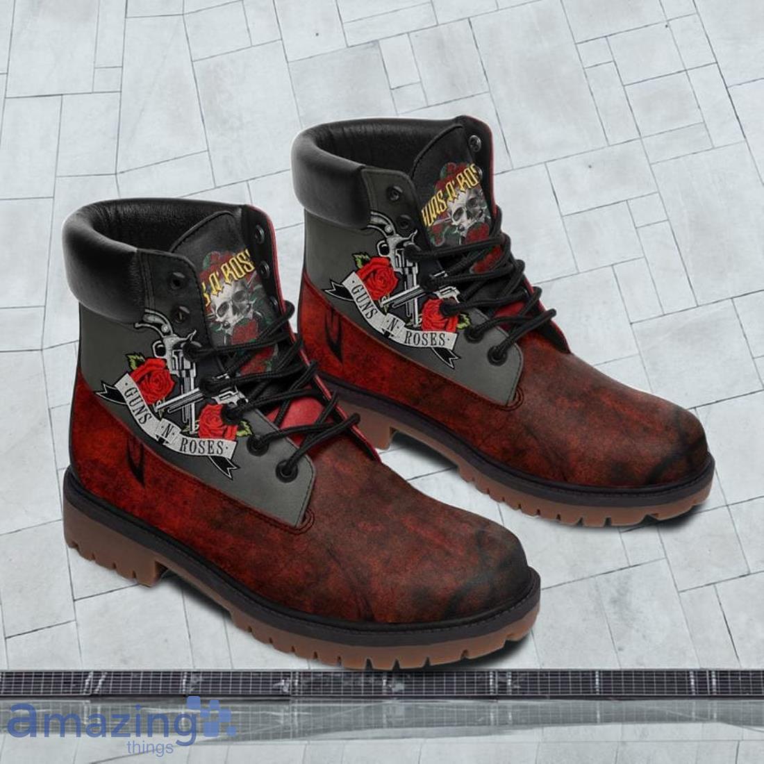 Guns N' Roses Rock Band Form Timboots 2023 Trending Shoes Product Photo 1 Guns N' Roses Rock Band Form Timboots 2023 Trending Shoes Product Photo 1