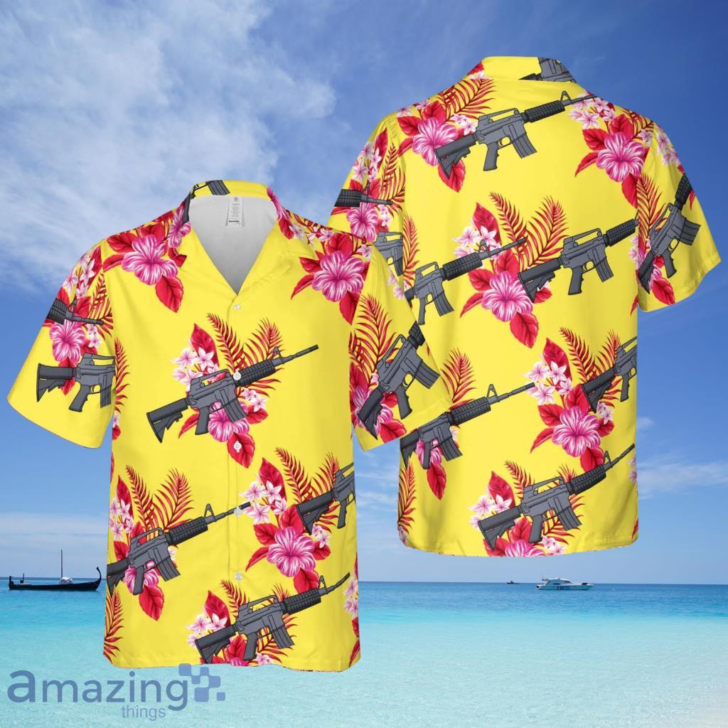 Guns Tropical Hawaiian Shirt For Men And Women - Guns Tropical Hawaiian Shirt For Men And Women