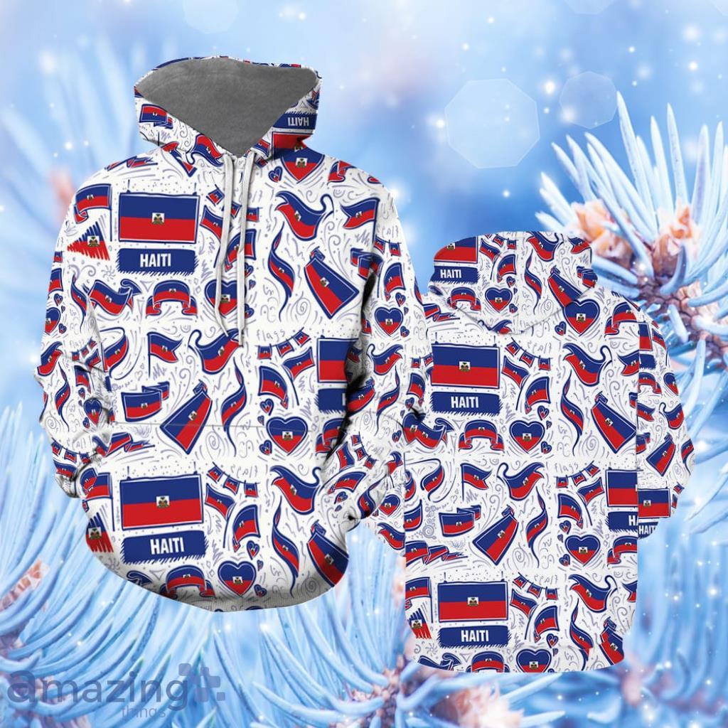 Haiti Flag Aloha Hoodie - Haiti Flag Aloha Hoodie All Over Print  For Men & Women  TH1156