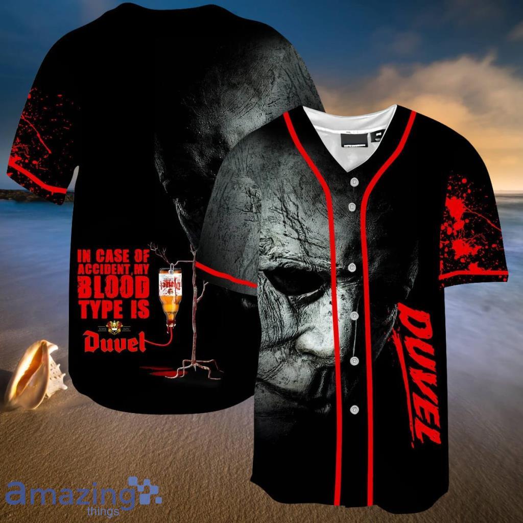 Halloween Horror Michael Myers Duvel Beer Baseball Jersey Shirt - Halloween Horror Michael Myers Duvel Beer Baseball Jersey Shirt Halloween Horror Michael Myers Duvel Beer Baseball Jersey Shirt - Halloween Horror Michael Myers Duvel Beer Baseball Jersey Shirt
