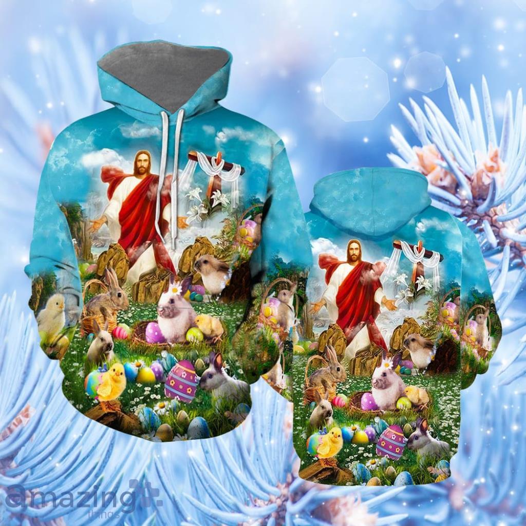 Happy Easter Jesus Is Risen Hoodie - Happy Easter Jesus Is Risen Hoodie Over Print  For Men & Women  HP2139
