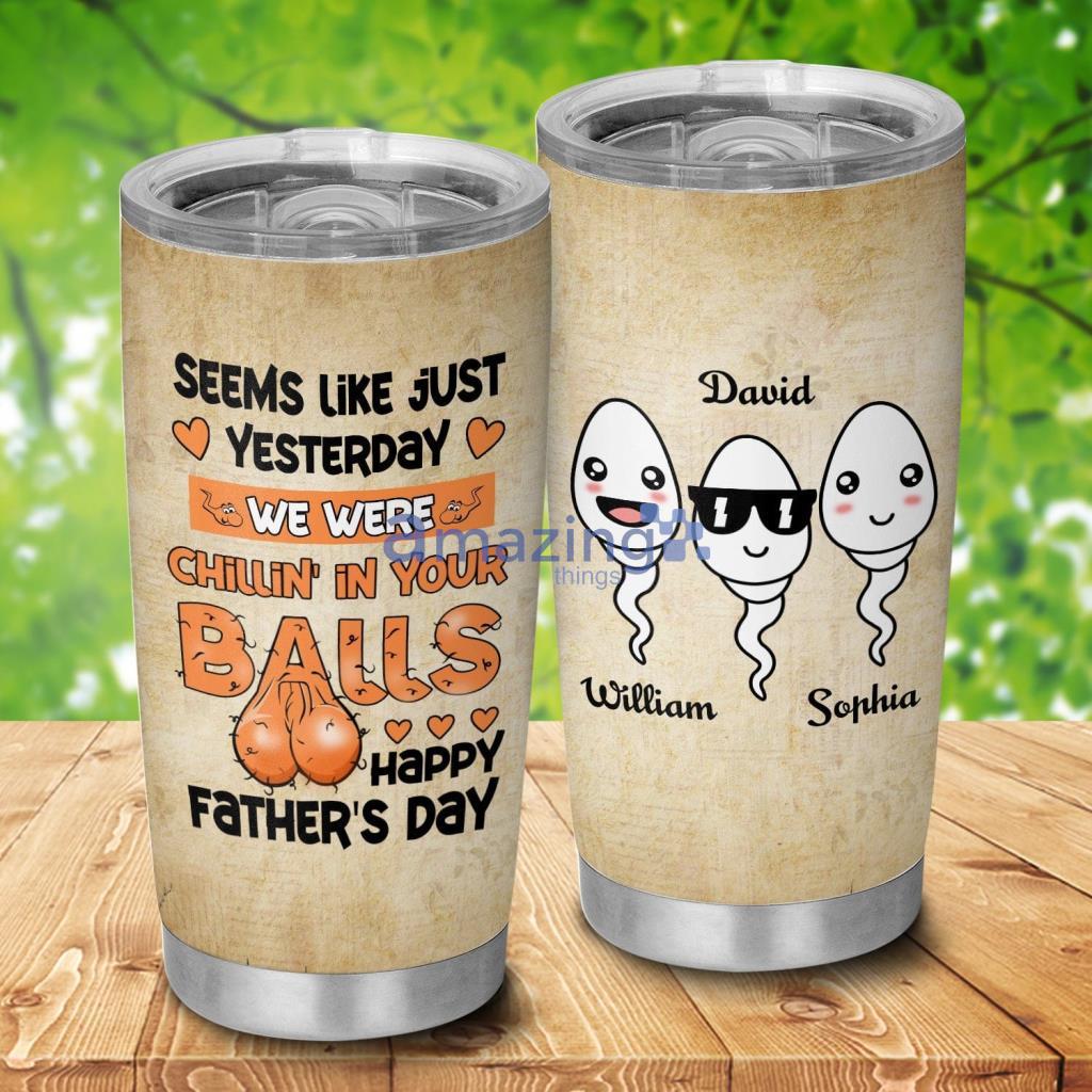 Happy Fathers Day Funny Personalized Name Tumbler - Happy Fathers Day Funny Personalized Name 20Oz Tumbler_6403