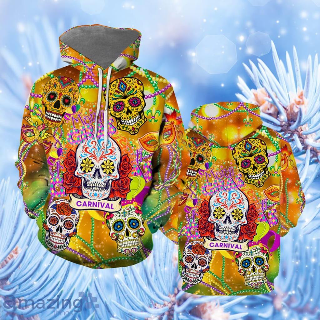 Happy Mardi Gras Carnival Hoodie 3D All Over Print - Happy Mardi Gras Carnival Hoodie All Over Print  For Men & Women  HP2765