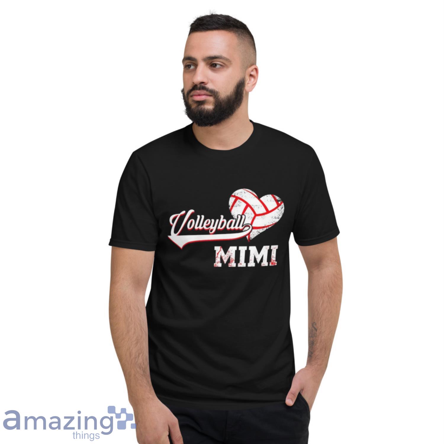 Happy Volleyball Mimi Heart Shirt image Happy Volleyball Mimi Heart Shirt - Short Sleeve T-Shirt