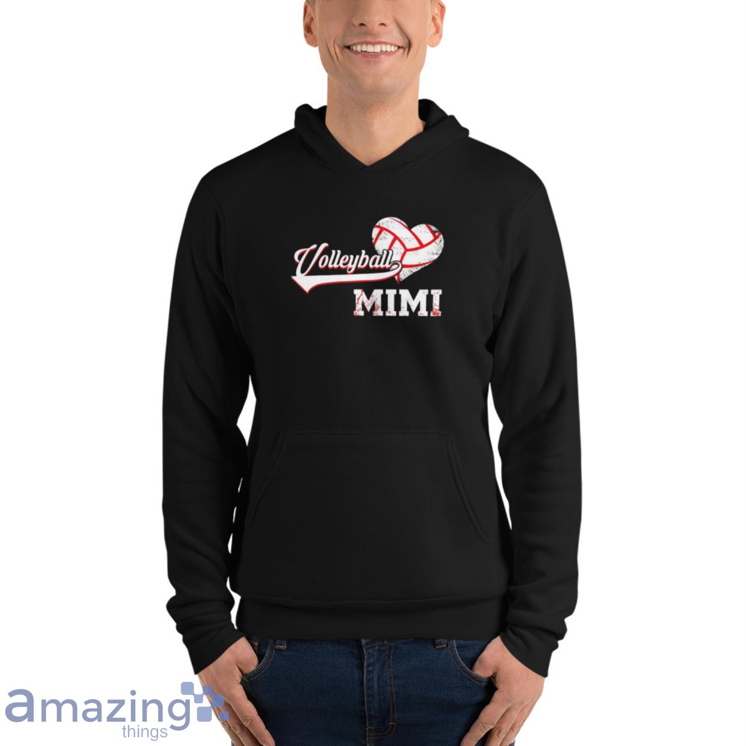 Happy Volleyball Mimi Heart Shirt image Happy Volleyball Mimi Heart Shirt - Unisex Fleece Pullover Hoodie