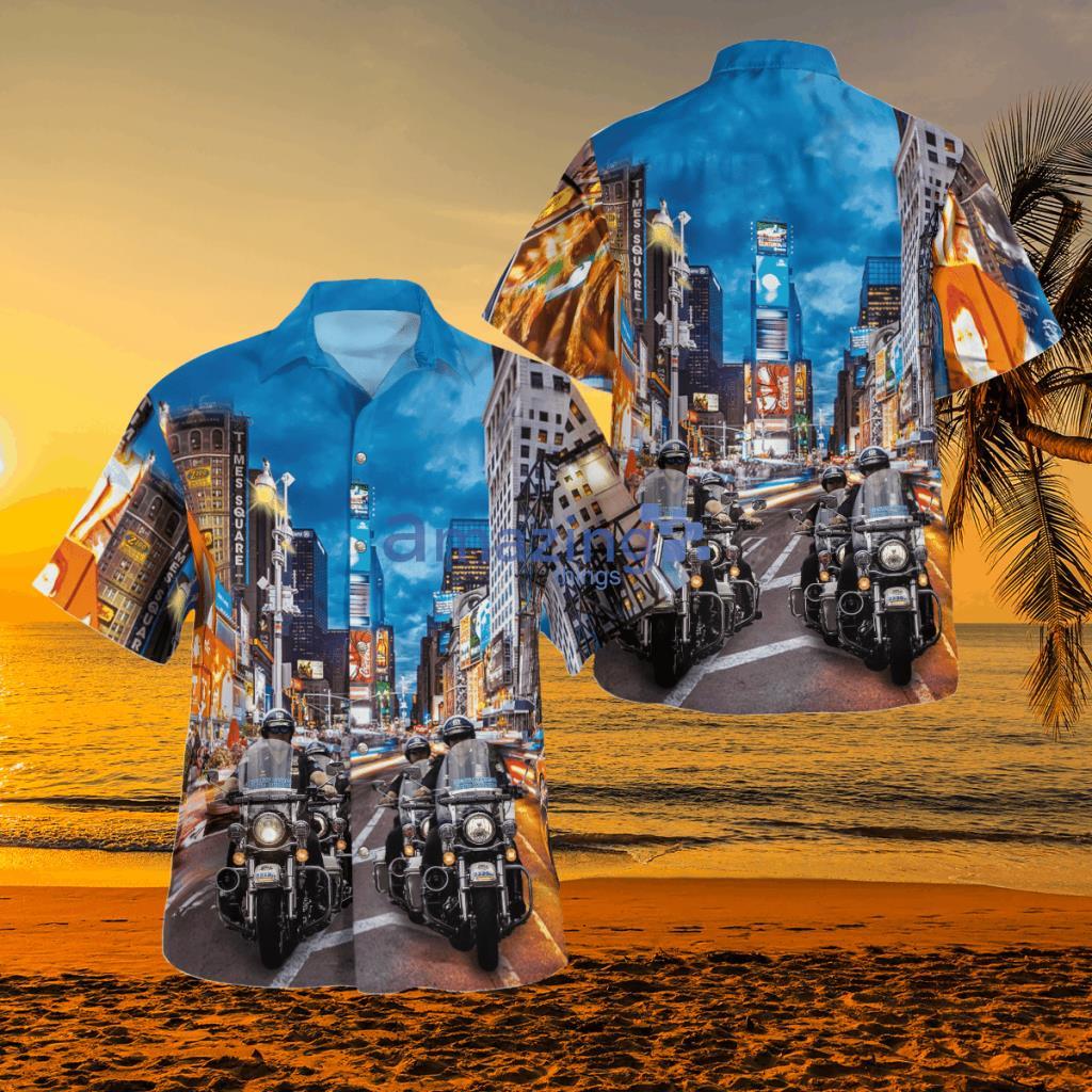Highway Patrol Hawaiian Shirt - DLSI0606BG06 NYPD Highway Patrol Hawaiian Shirt