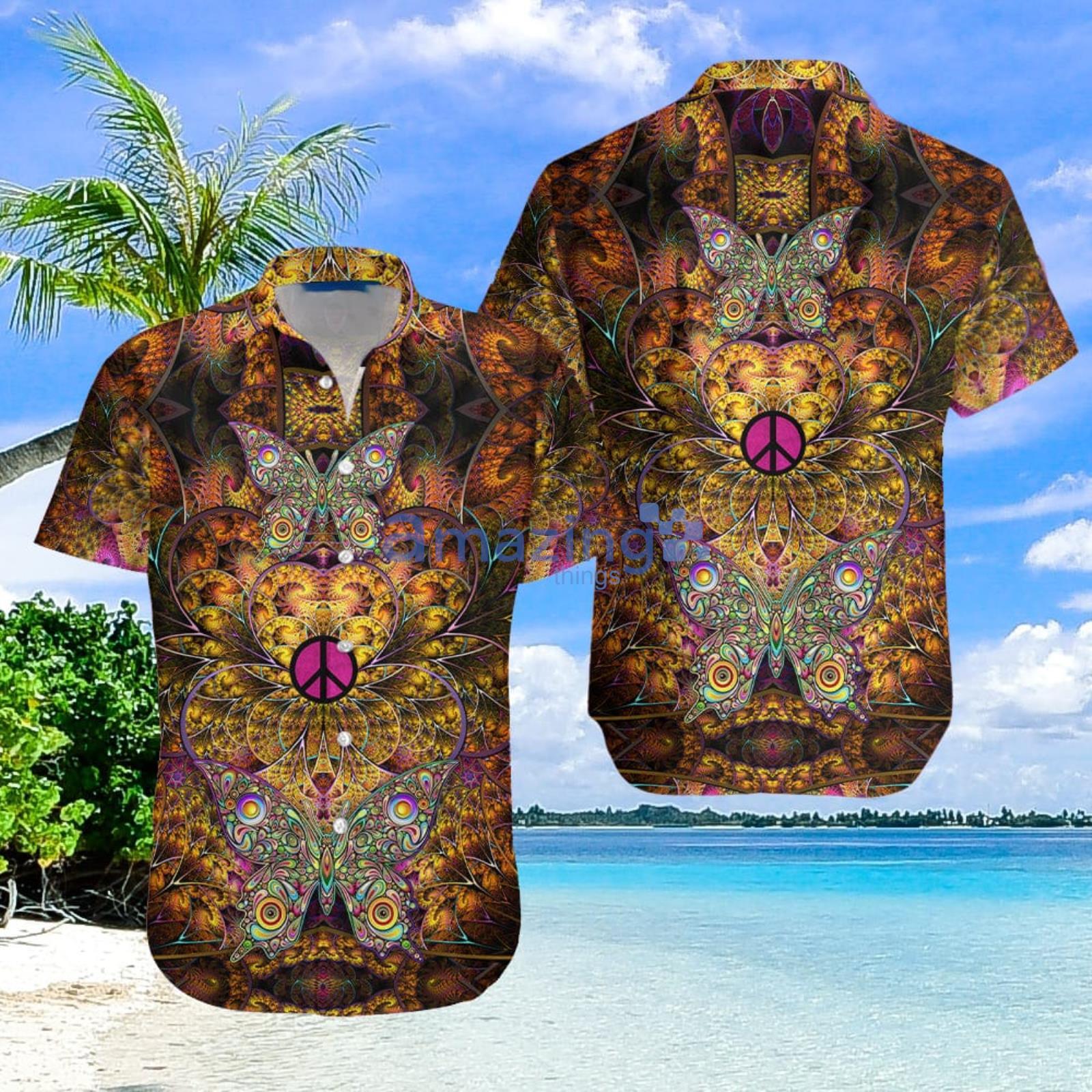 Hippie Style Aloha Hawaiian Shirt Men And Women Summer Gift Product Photo 1