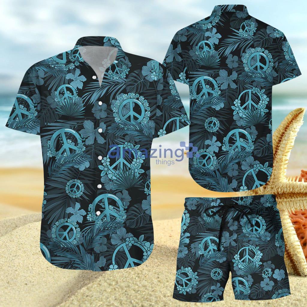 Hippie Summer Vibe Tropical Hawaiian Shirt And Short - Hippie Summer Vibe Tropical Hawaiian Shirt And Short